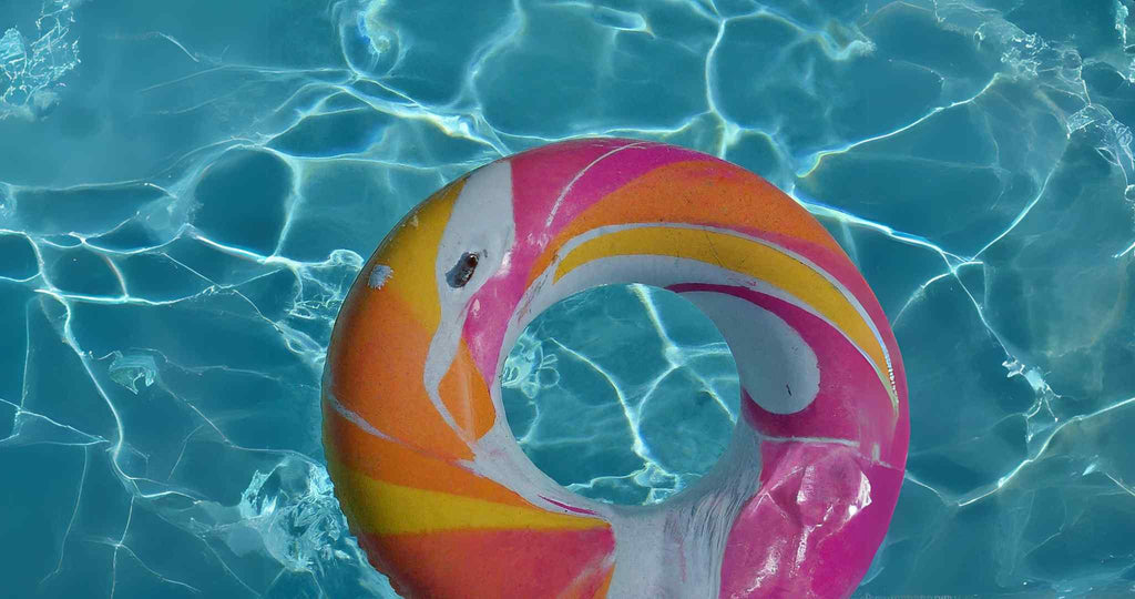 finding hole in pool float