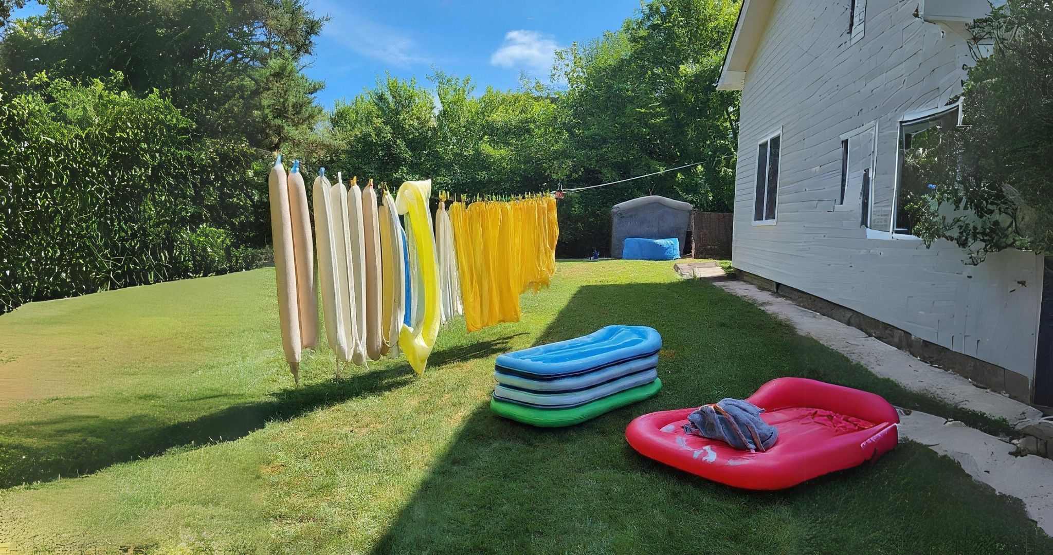 floats in the sun