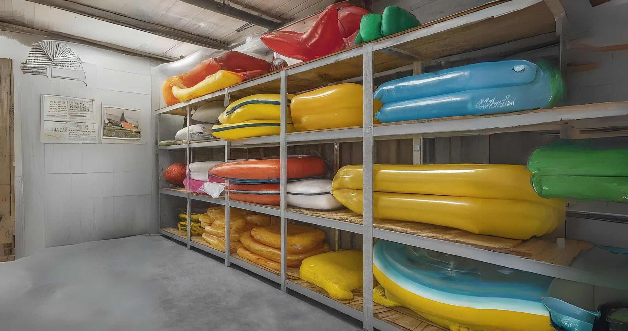 storage place for inflatables