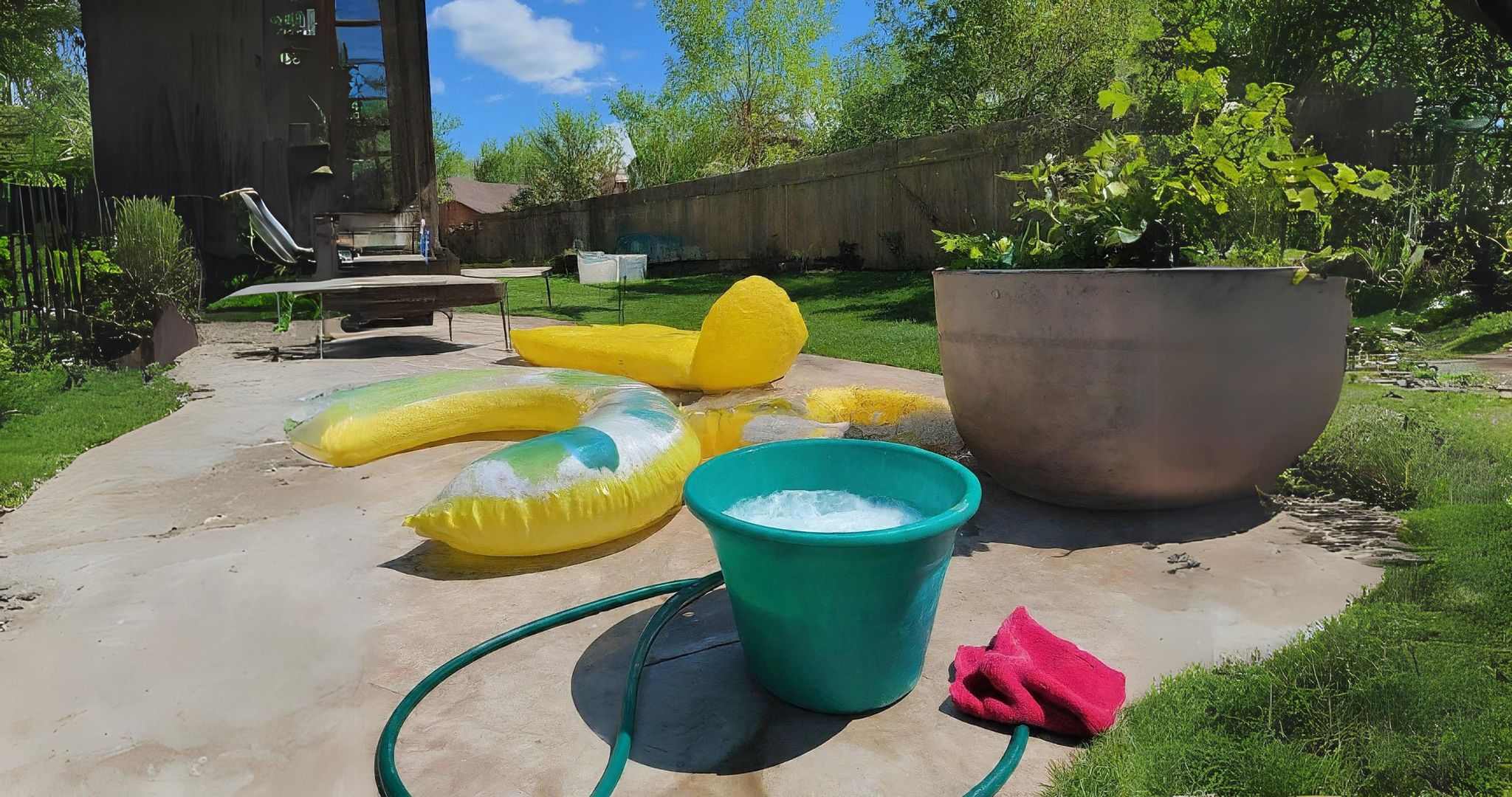 washing floats