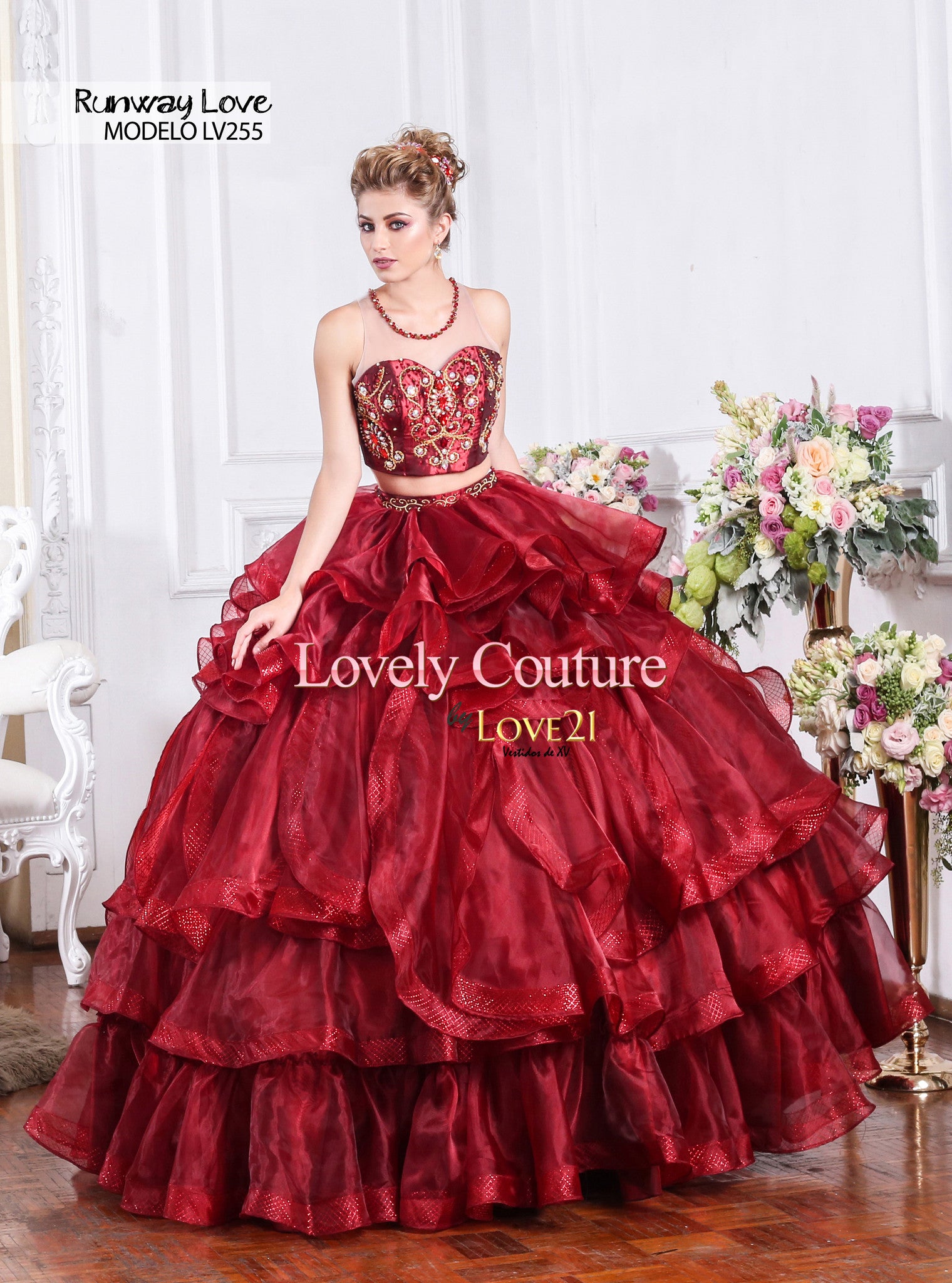 blanco como la nieve Histérico Asistir Vestido Quinceañera LV255 - Love21