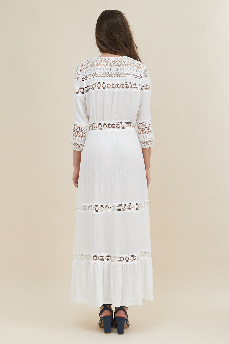 white gypsy dress