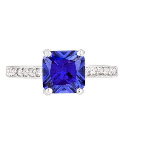 Barrie Tanzanite Princess Cut Solitaire Ring | 2.3ct – Beloved Sparkles