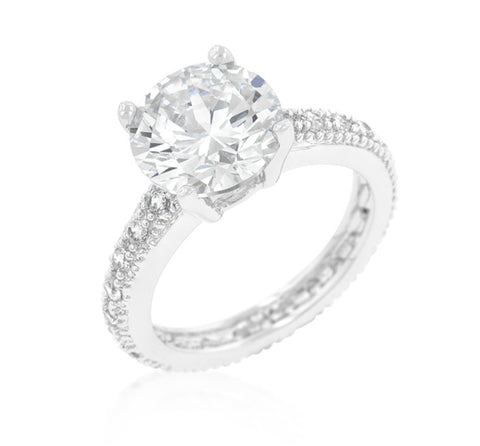 Genevi Classic Soliatire Engagement Eternity Ring | 4.5ct – Beloved ...