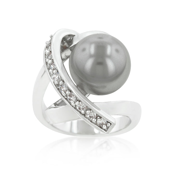 Sisley Dark Grey Stimulate Pearl Knotted Ring | 2.4ct – Beloved Sparkles