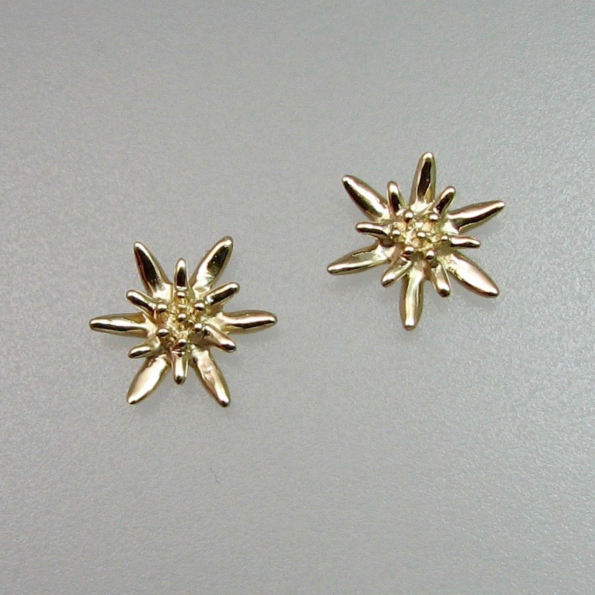 Edelweiss Earrings Small with Posts – Östling Jewelry Design