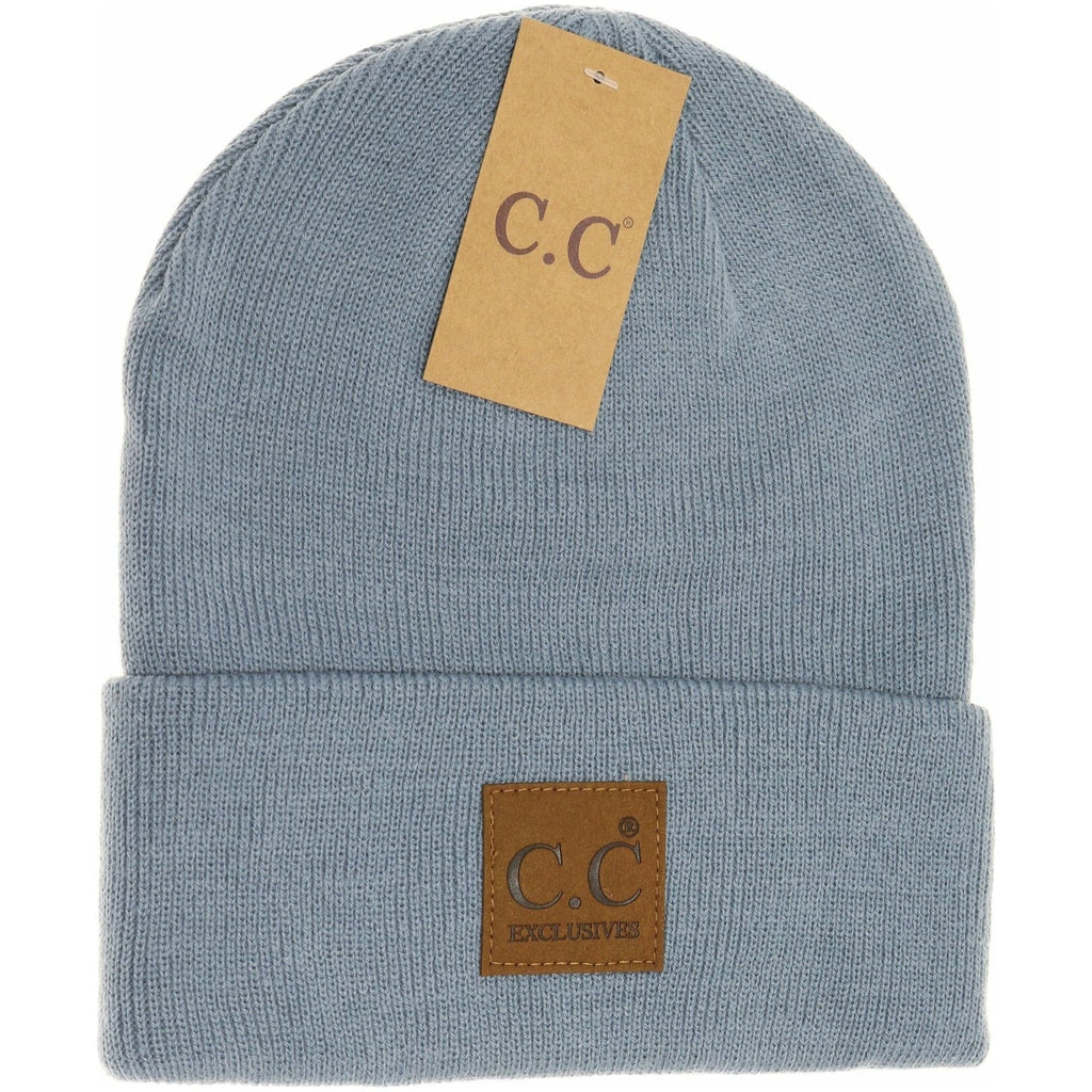 Unisex Classic Oversized Logo CC Beanie HTM1 - ccbeanie.com