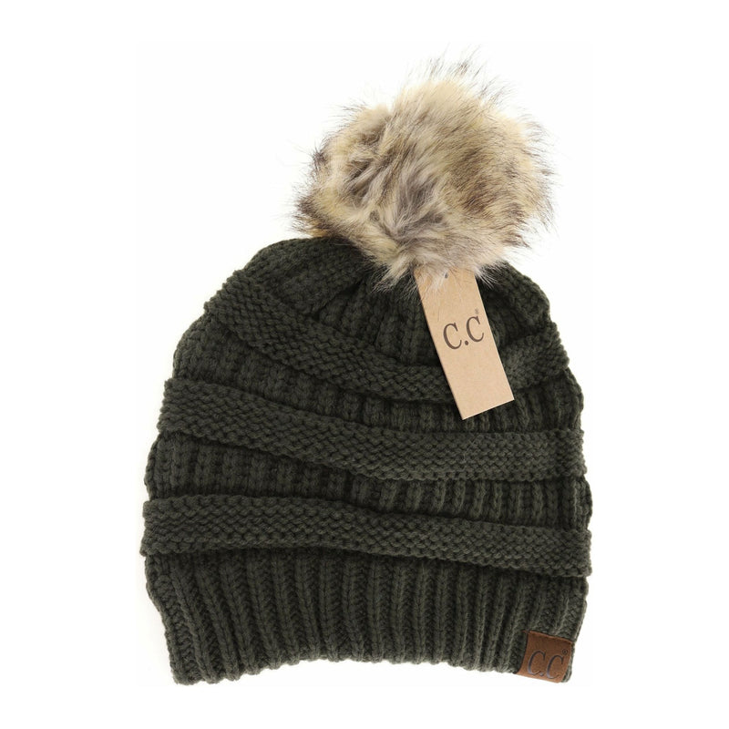 cc beanie with pom near me