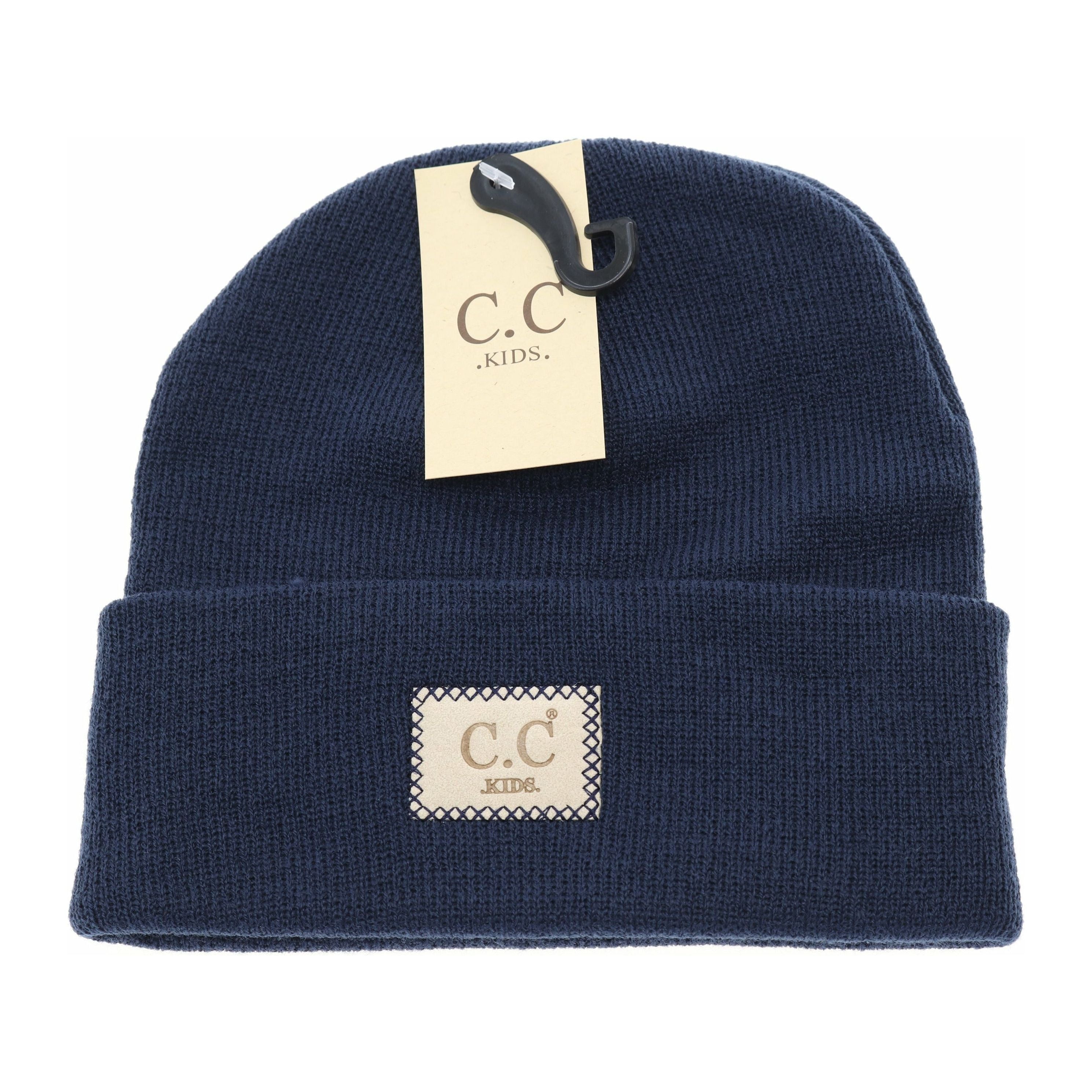 KIDS Classic Oversized Logo CC Beanie KIDSHTM1 - ccbeanie.com