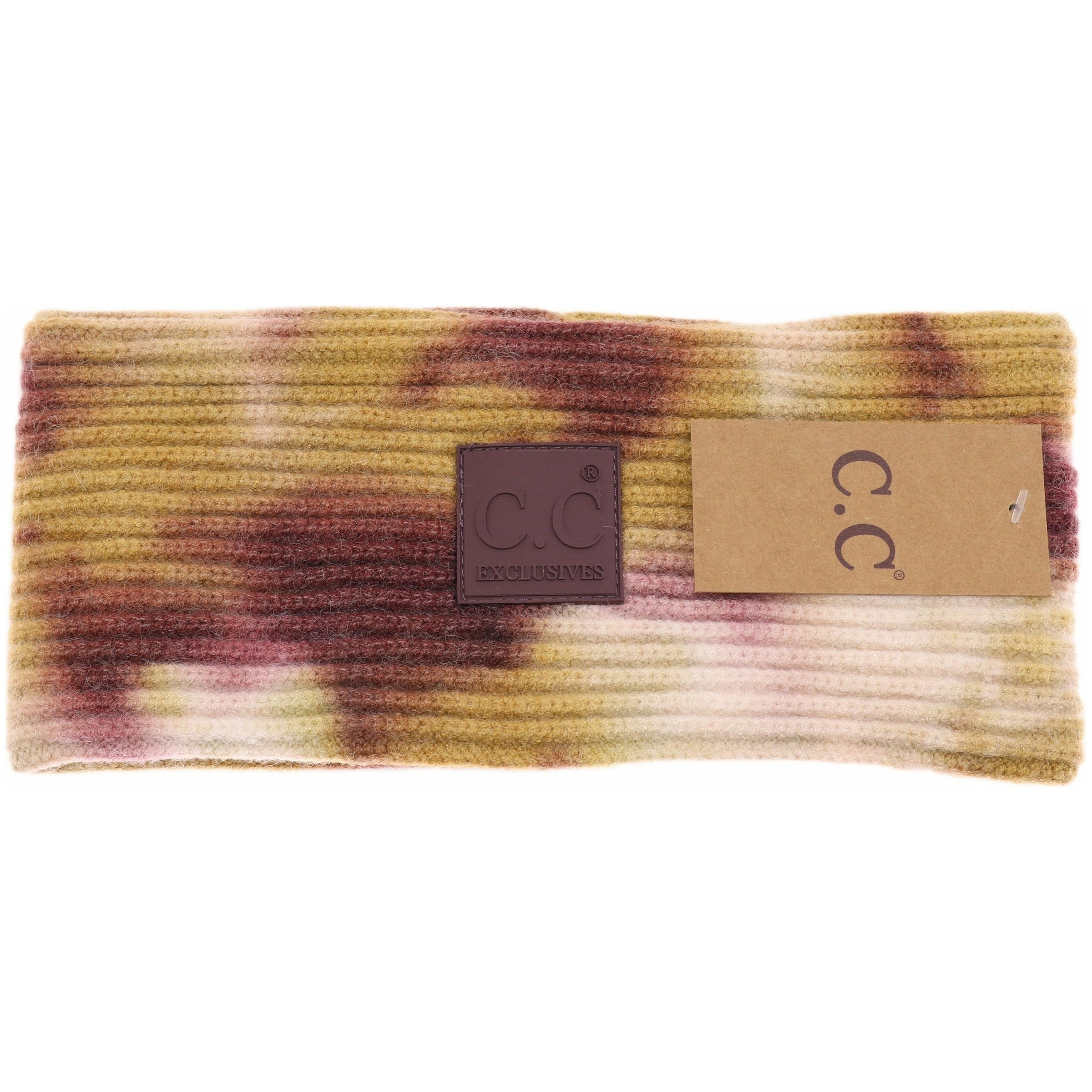 Tie Dye Head Wrap with Rubber Patch HW7380 – ccbeanie.com