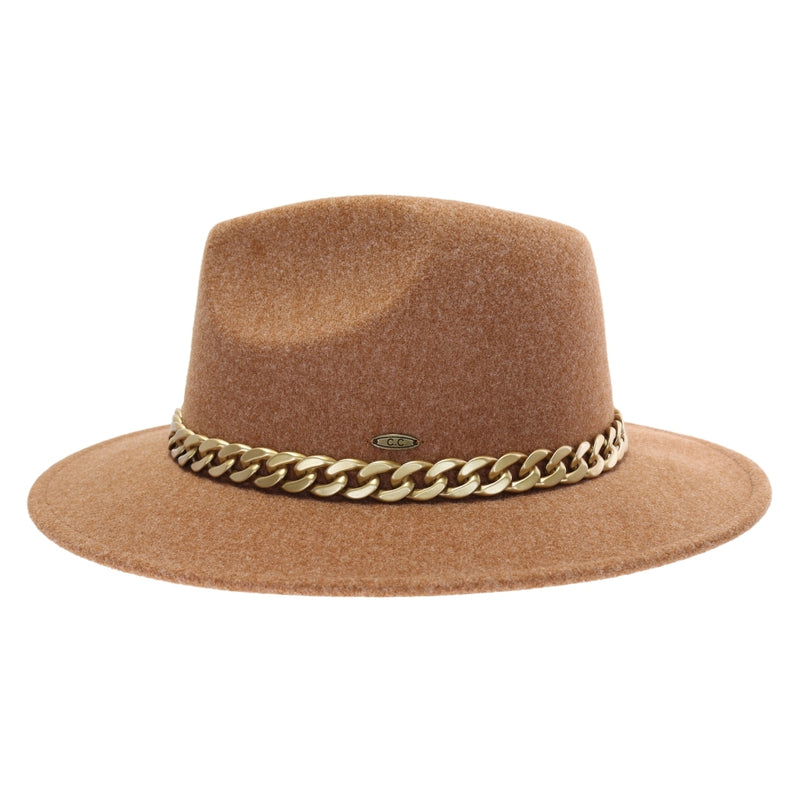 cc banded panama hat