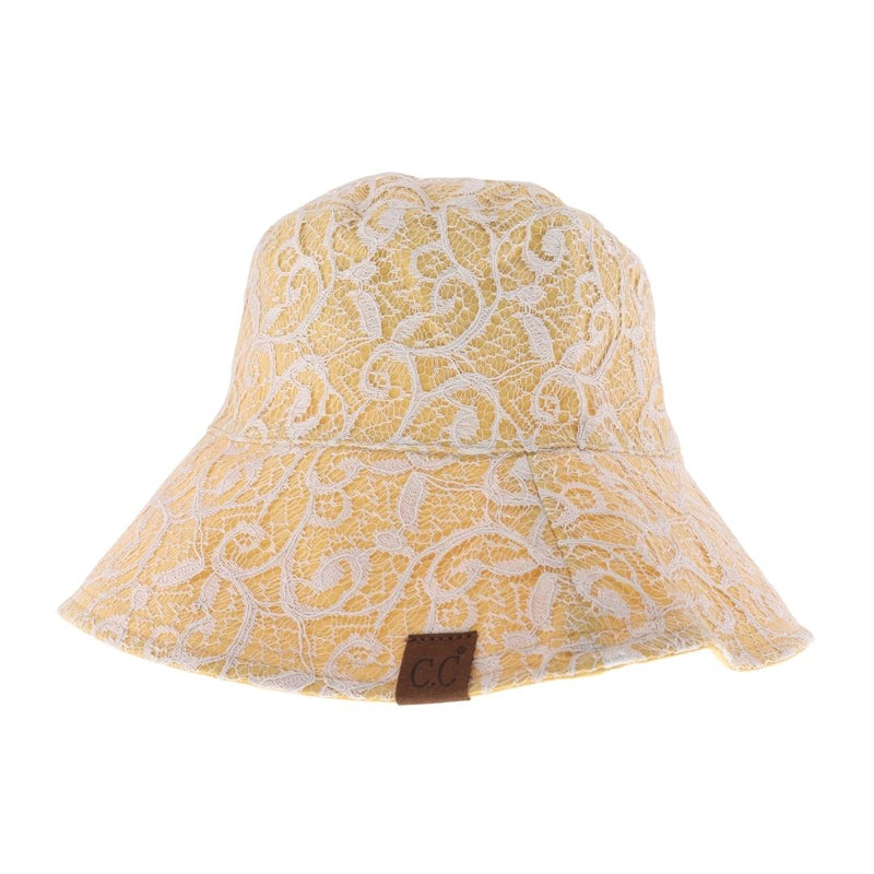 herlipto Reversible Lace Backet Hat