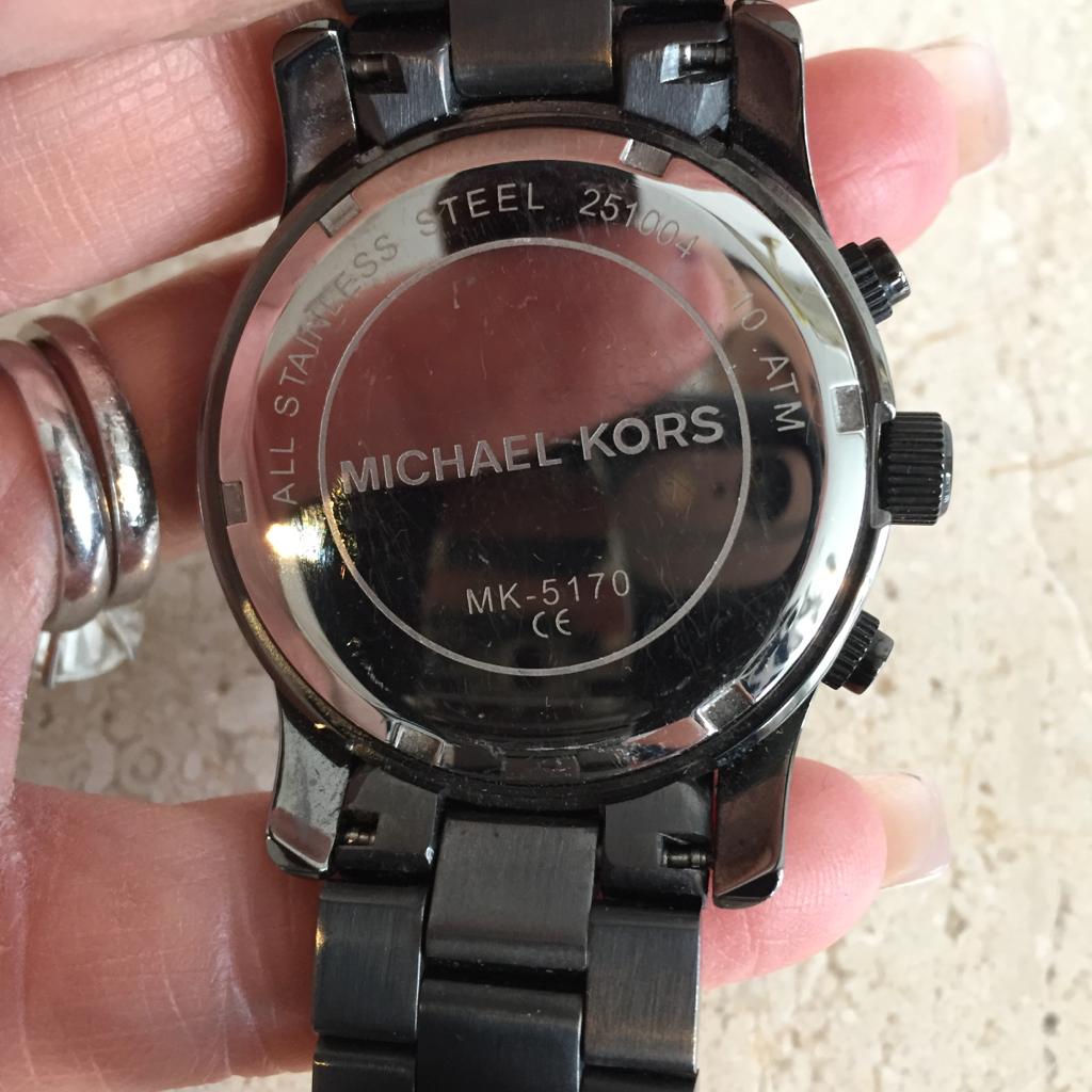 michael kors all stainless steel watch 10 atm