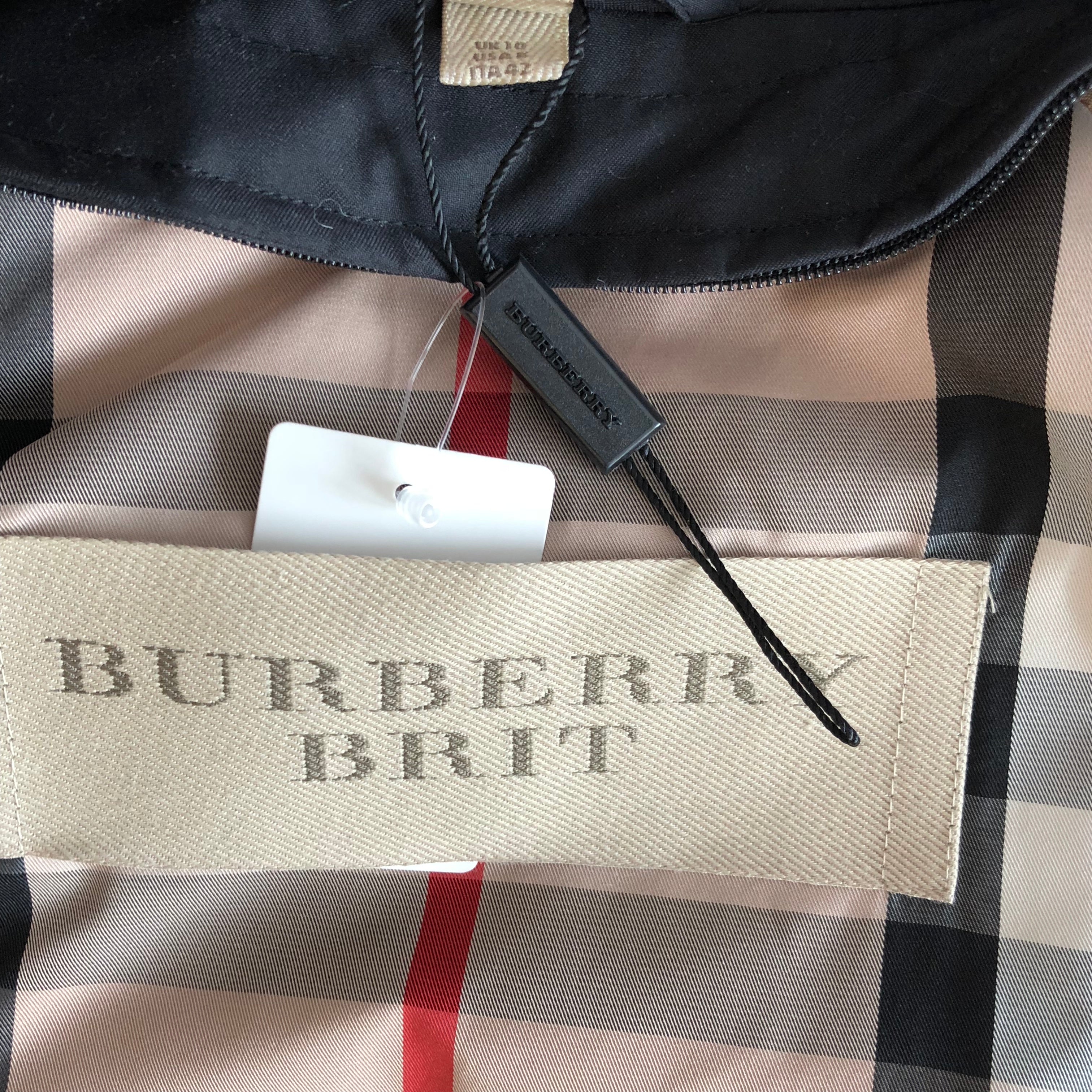 Authentic BURBERRY Black Rain Coat – Valamode