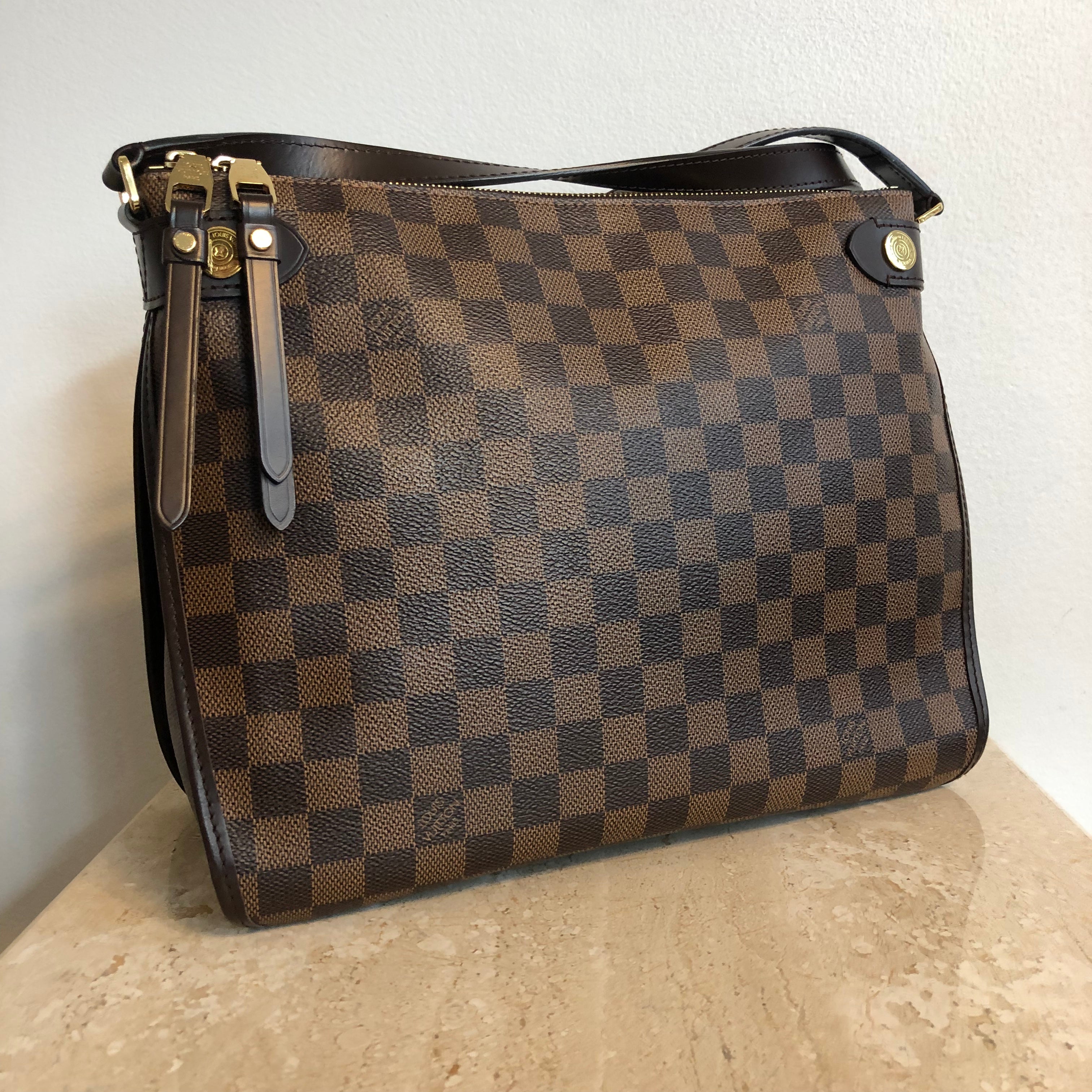 Authentic Louis Vuitton Damier Duomo Hobo Shoulder Handbag Article