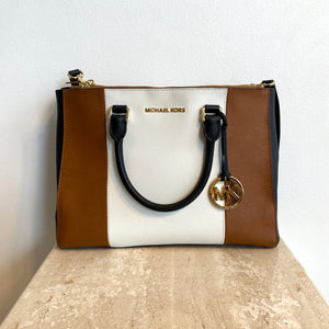 michael kors tri color handbag