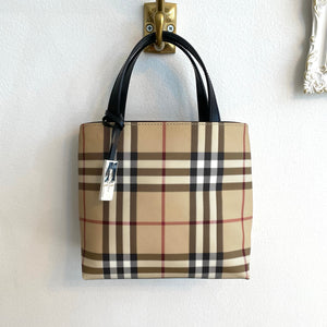 Authentic BURBERRY Nova Check Mini Tote – Valamode