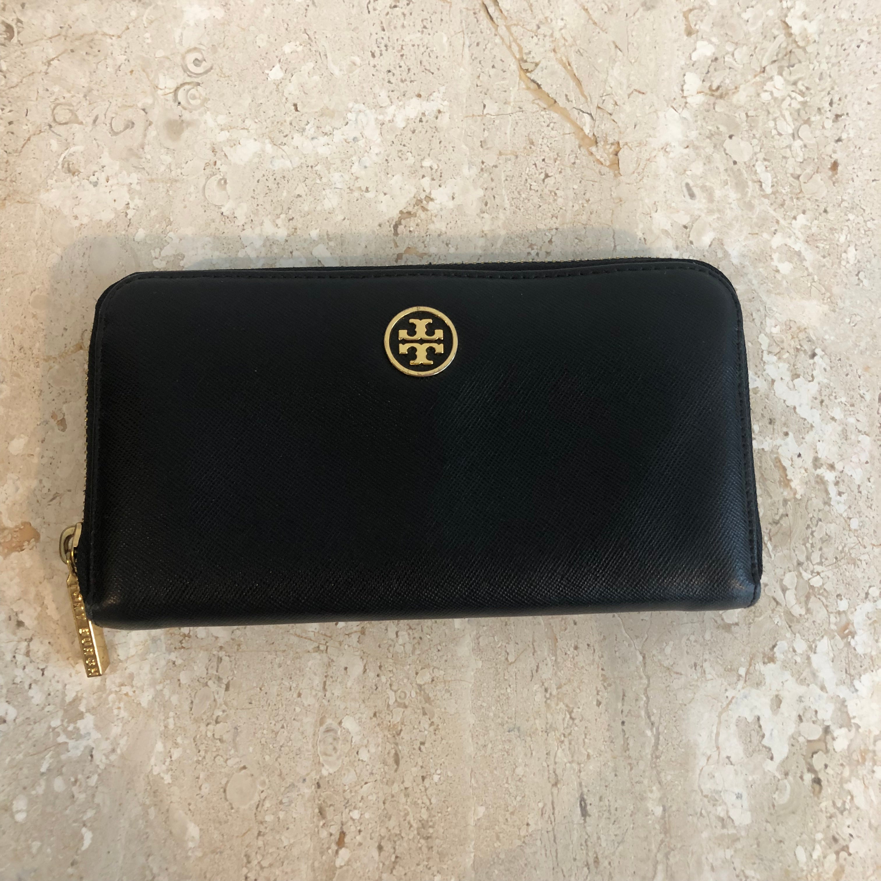 Authentic TORY BURCH Black Continental Wallet – Valamode