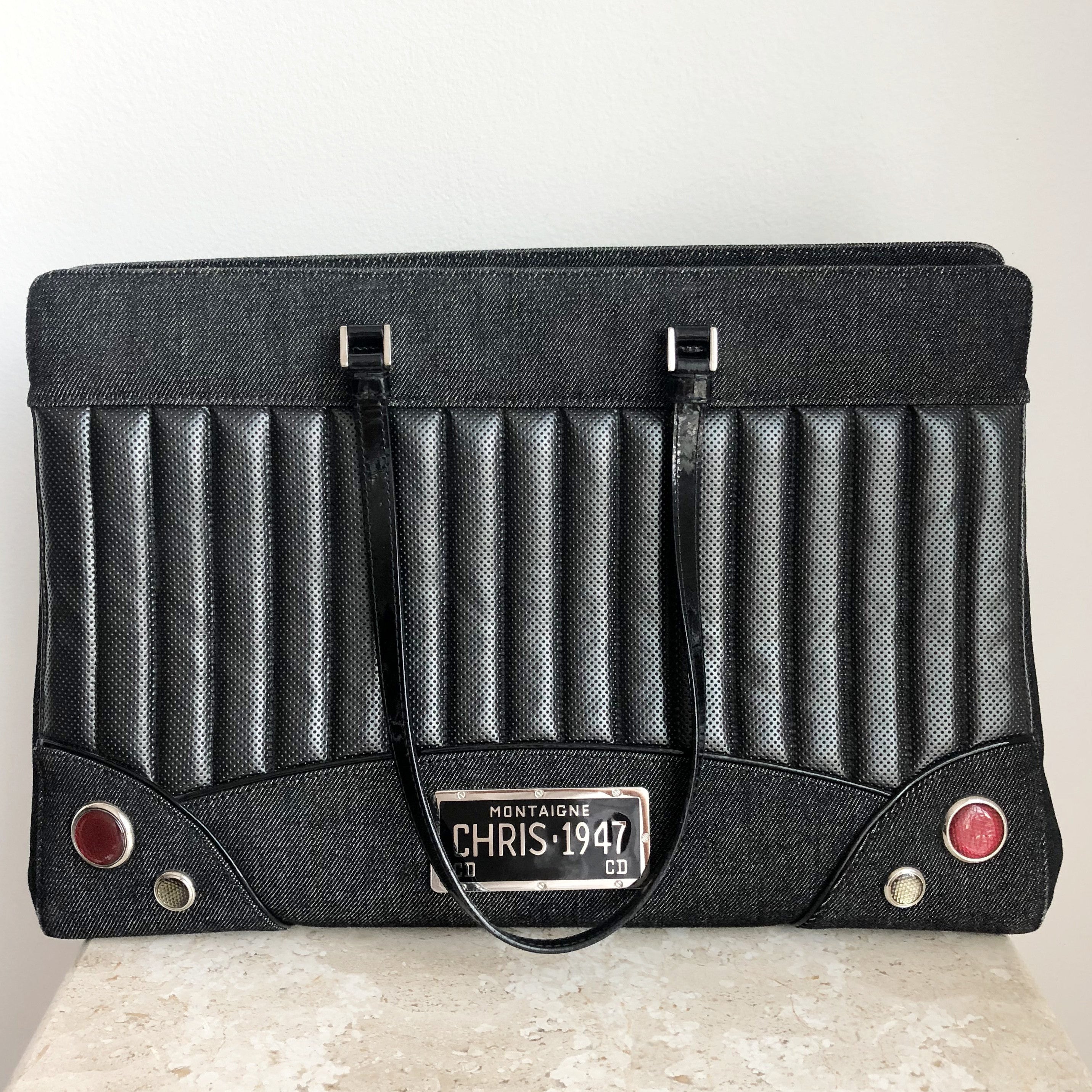 dior license plate bag