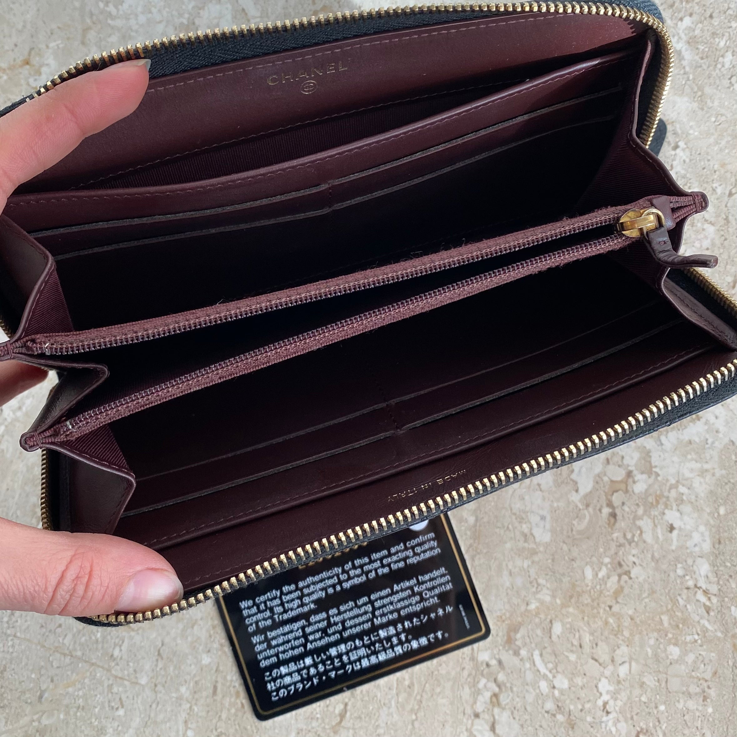 CHANEL  Classic Long Zipped Wallet Lambskin Luxury Bags  Wallets on  Carousell
