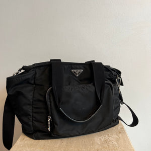 Authentic PRADA Black Nylon Baby Bag – Valamode