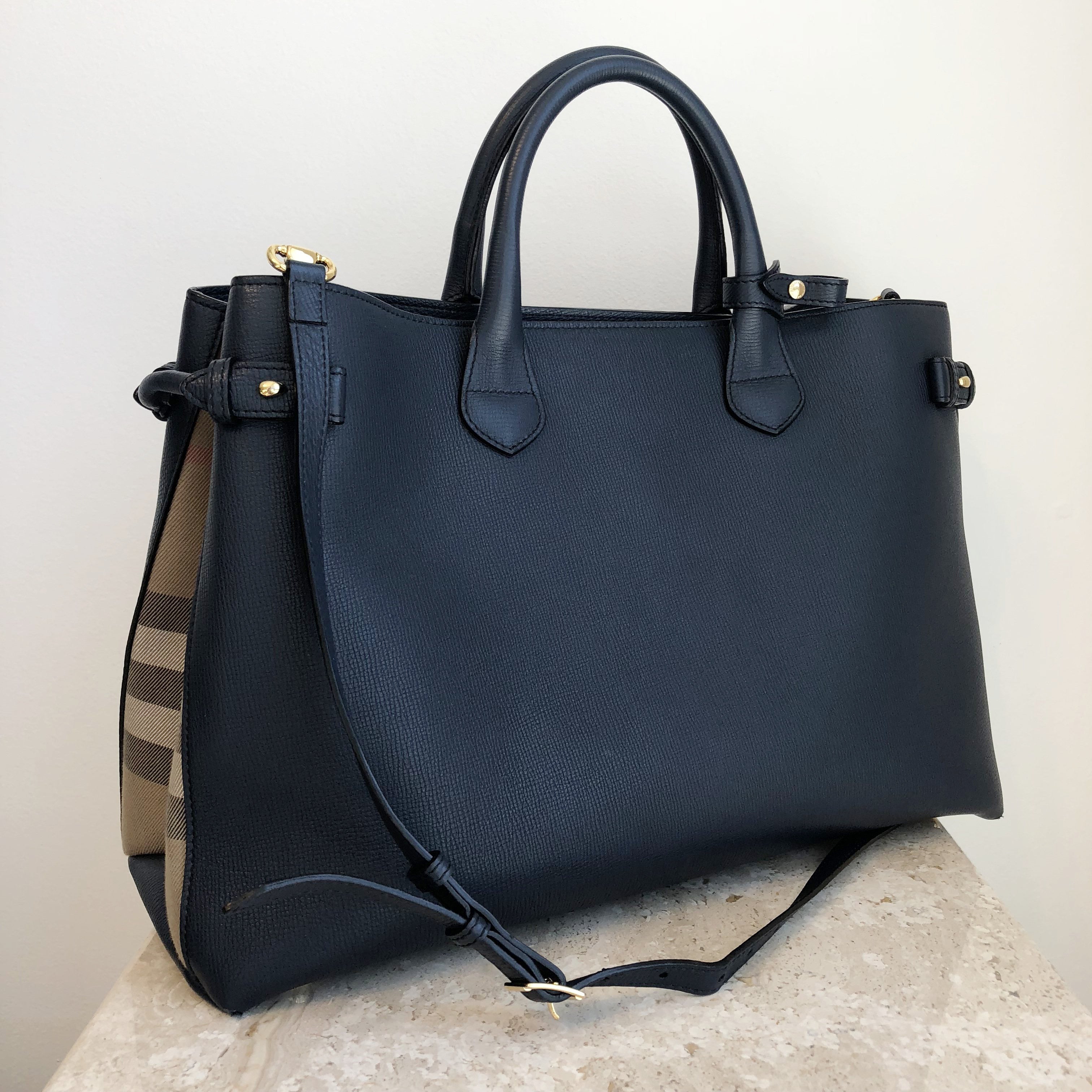 burberry large banner tote