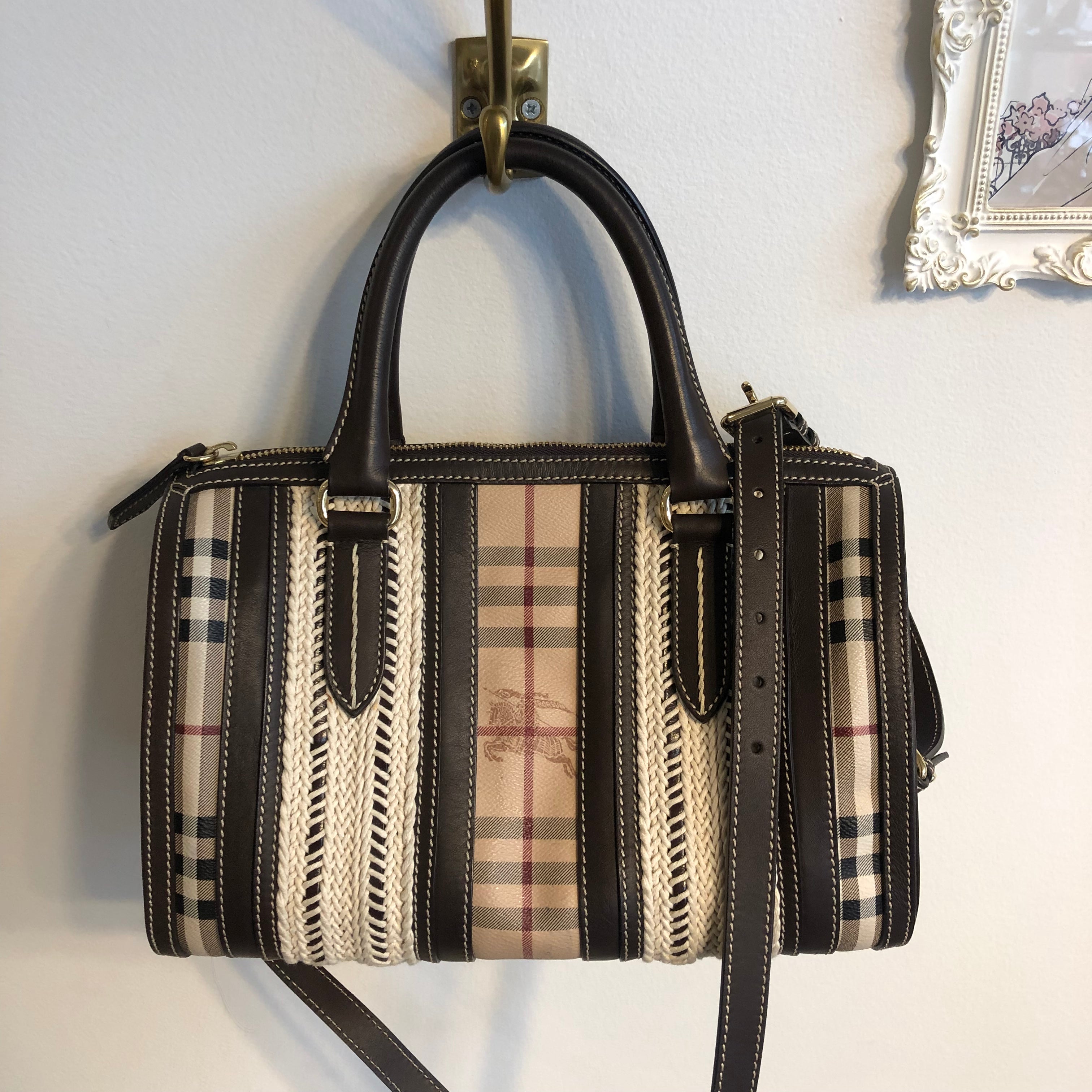 burberry crochet bag