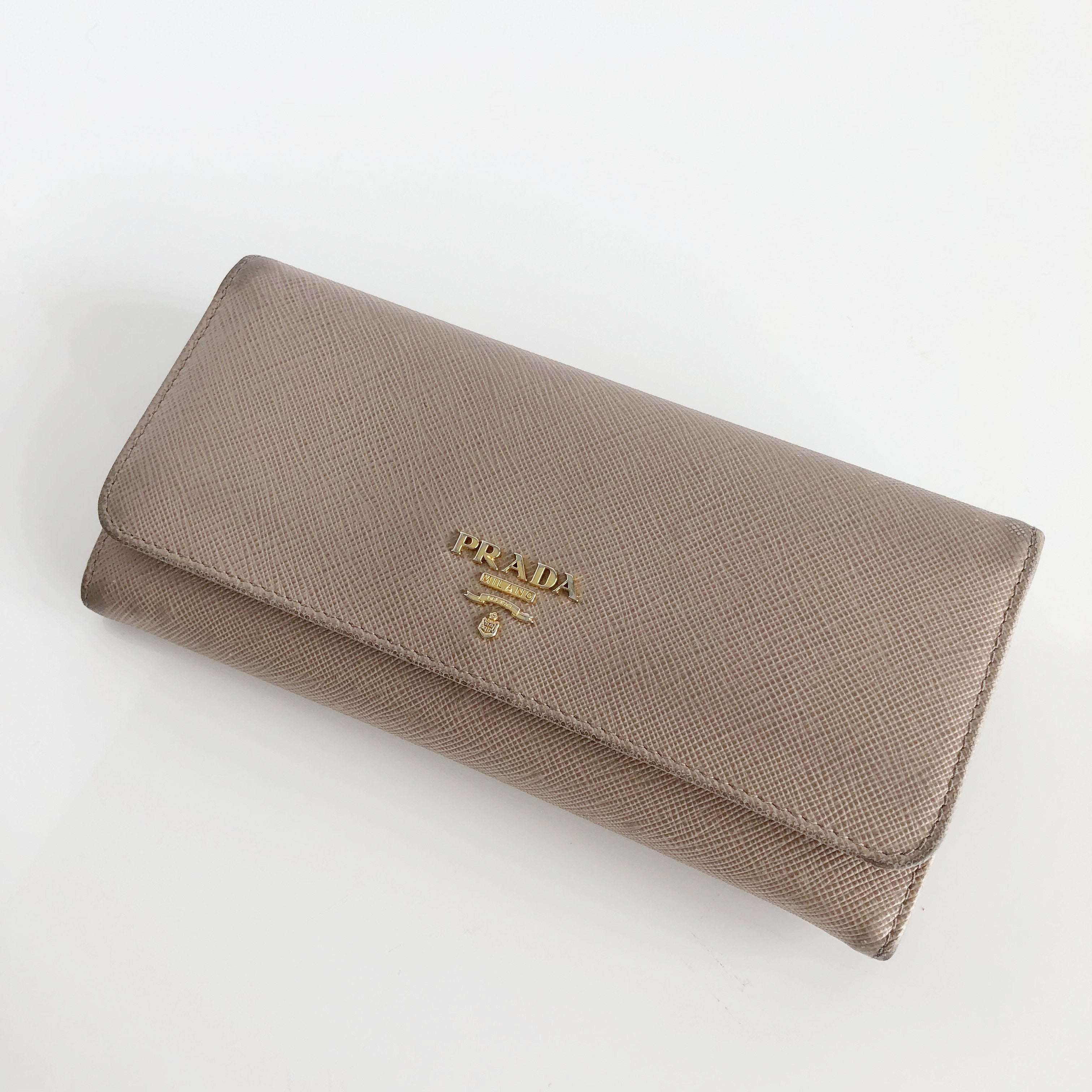 Authentic PRADA Saffiano Leather Cammeo Wallet – Valamode