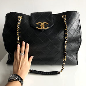 Authentic CHANEL XL Supermodel Tote – Valamode