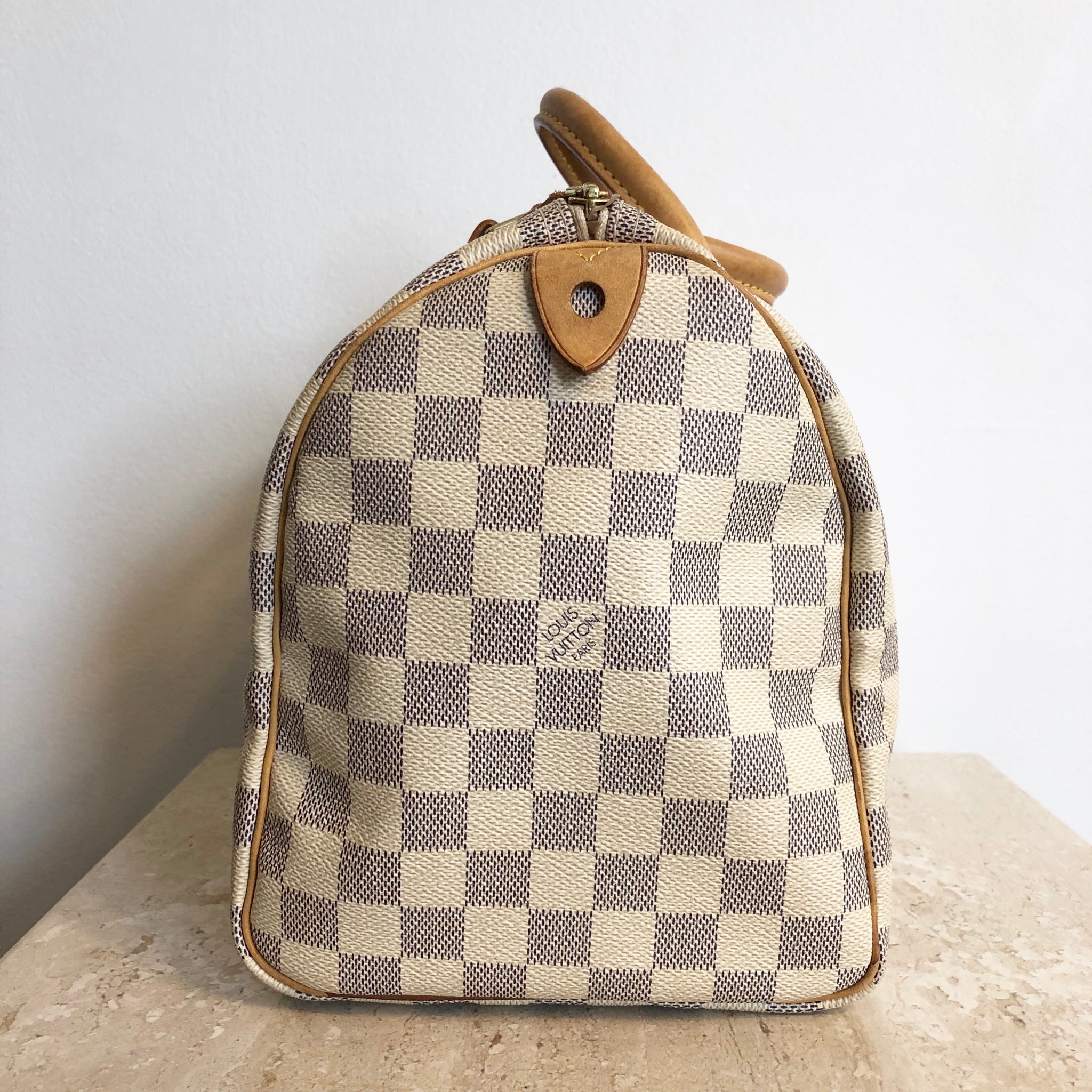 Authentic LOUIS VUITTON Azur Speedy 30 – Valamode