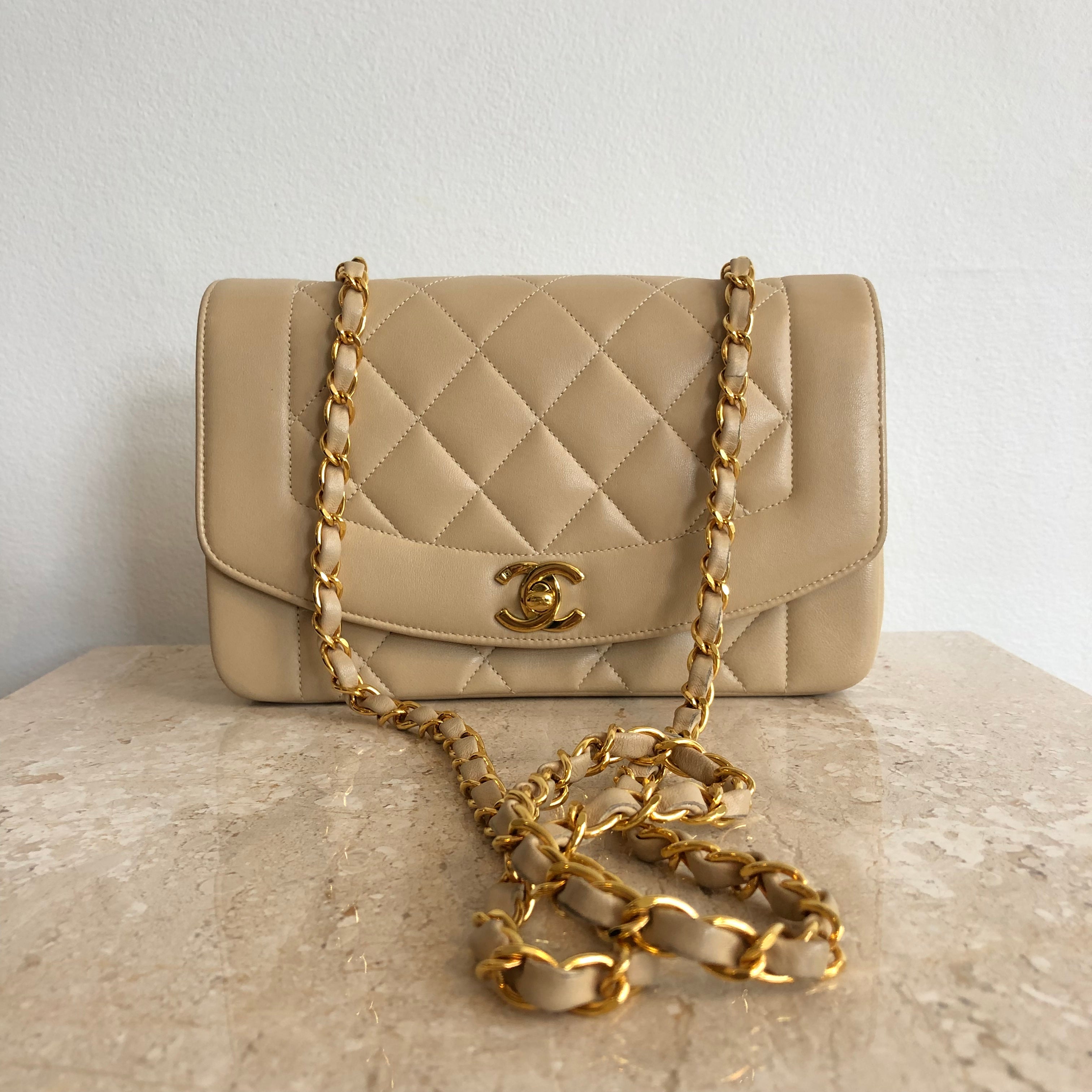 chanel classic flap camel