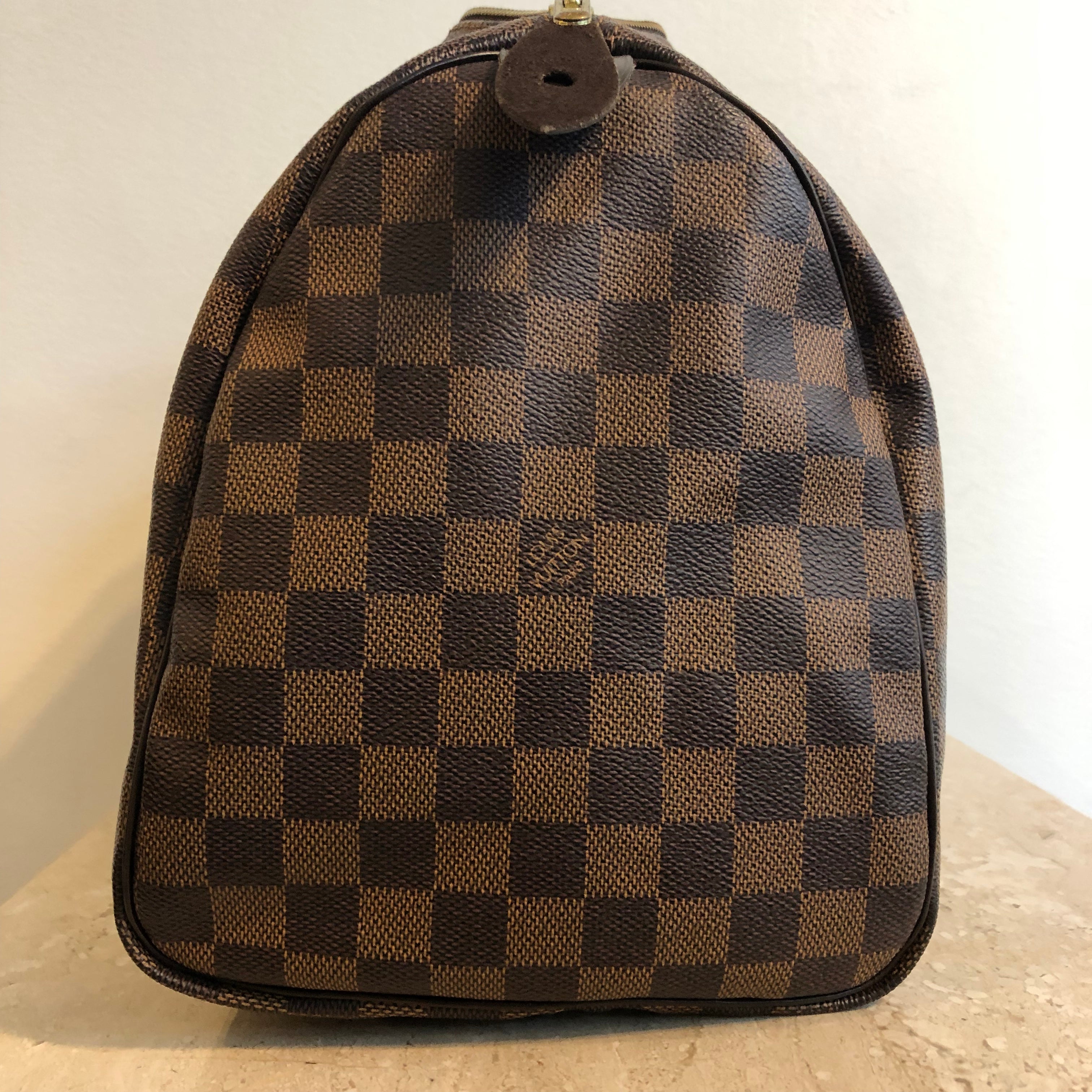 Louis Vuitton Damier Azur Speedy 35 at Secondi Consignment