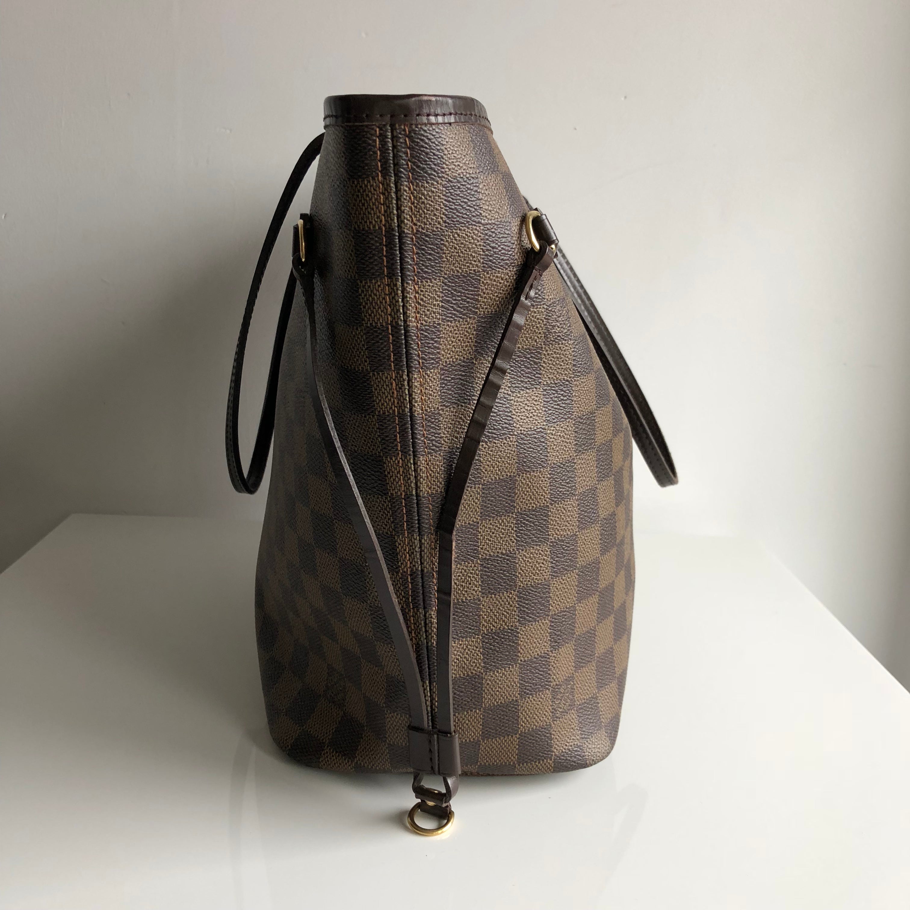 Authentic LOUIS VUITTON Neverfull MM Damier Ebene – Valamode