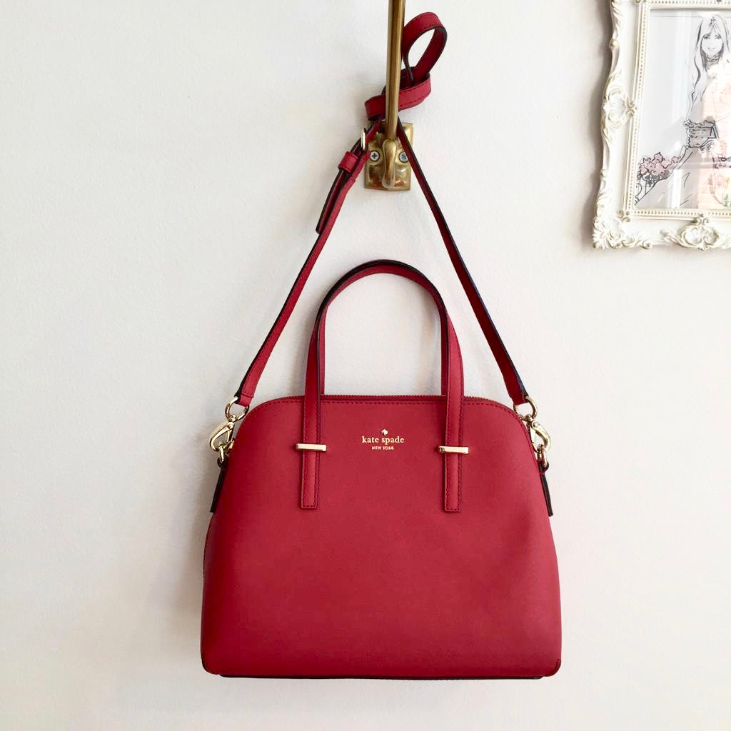 Authentic KATE SPADE Alma Red Handbag – Valamode