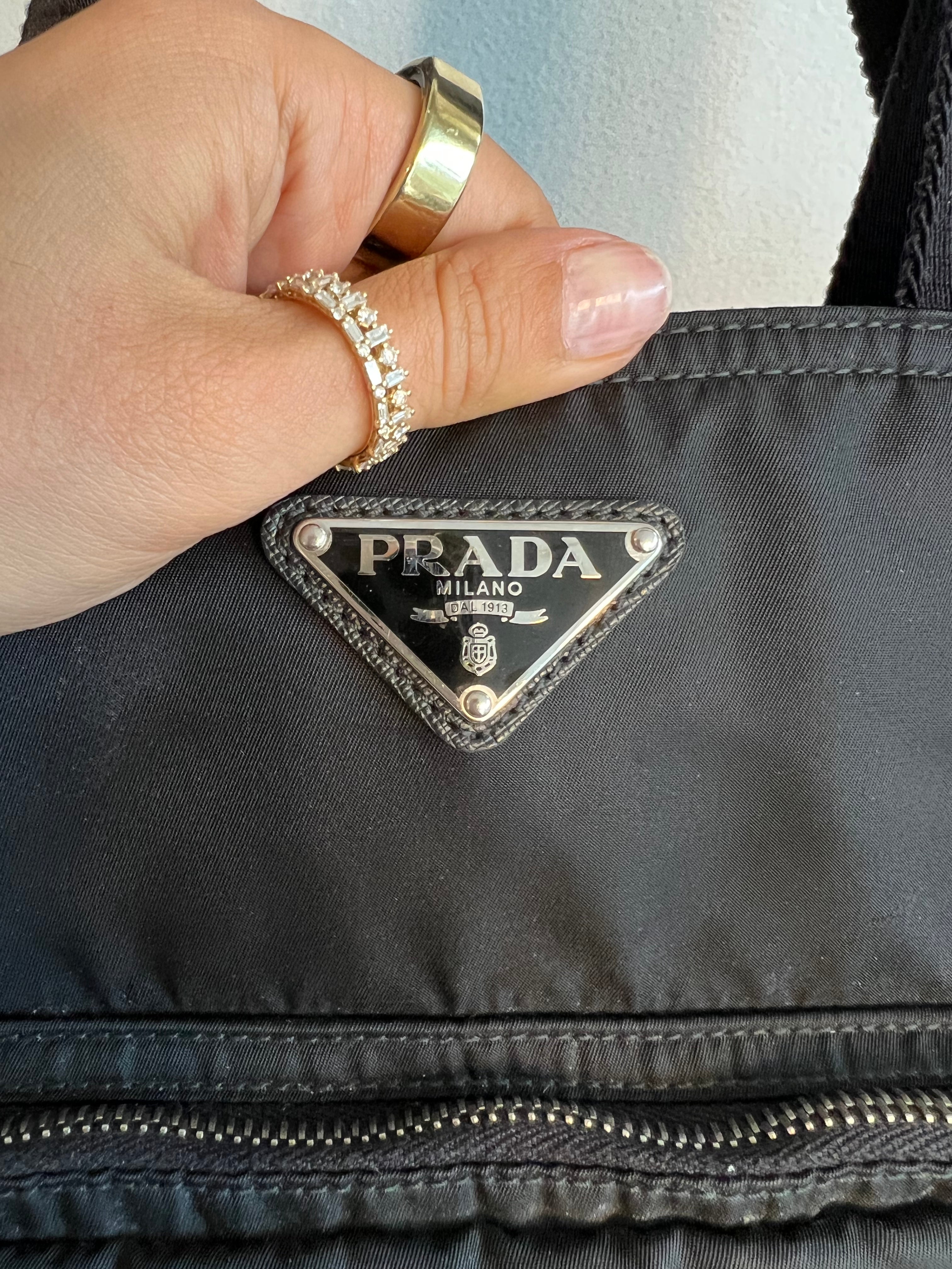 Authentic PRADA Black Nylon Baby Bag – Valamode