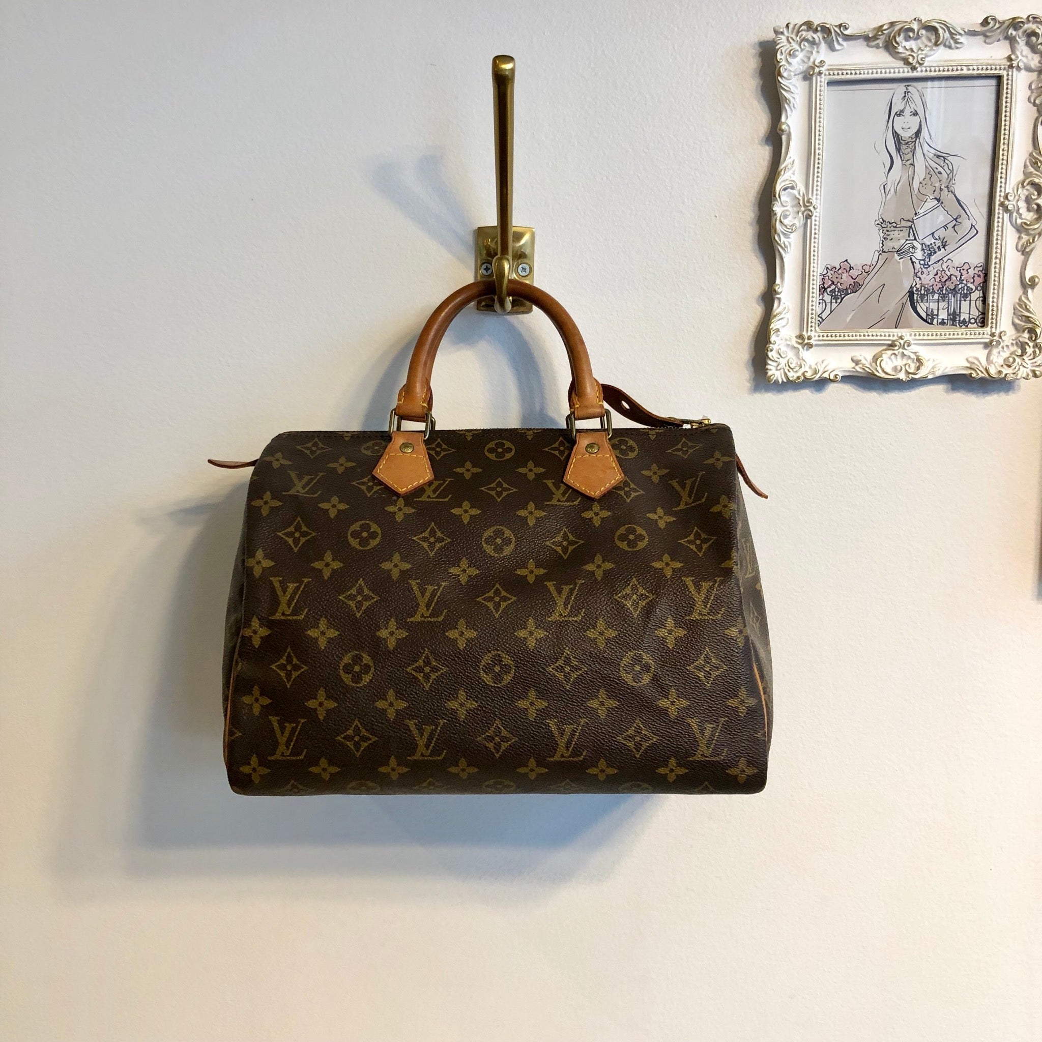 Authentic LOUIS VUITTON Vintage Speedy 30 Monogram - VI871 – Valamode