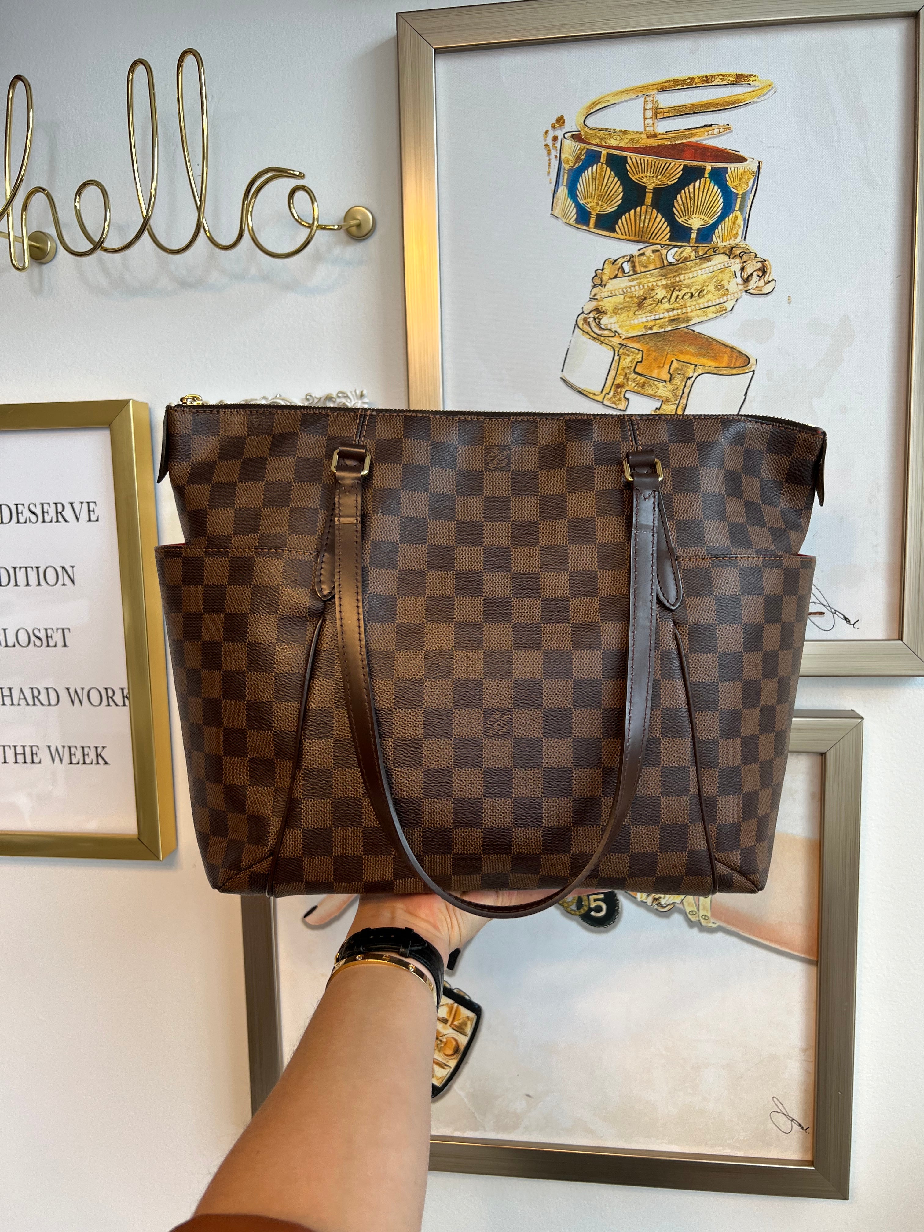 Louis Vuitton Totally MM Damier Ebene Canvas N41281