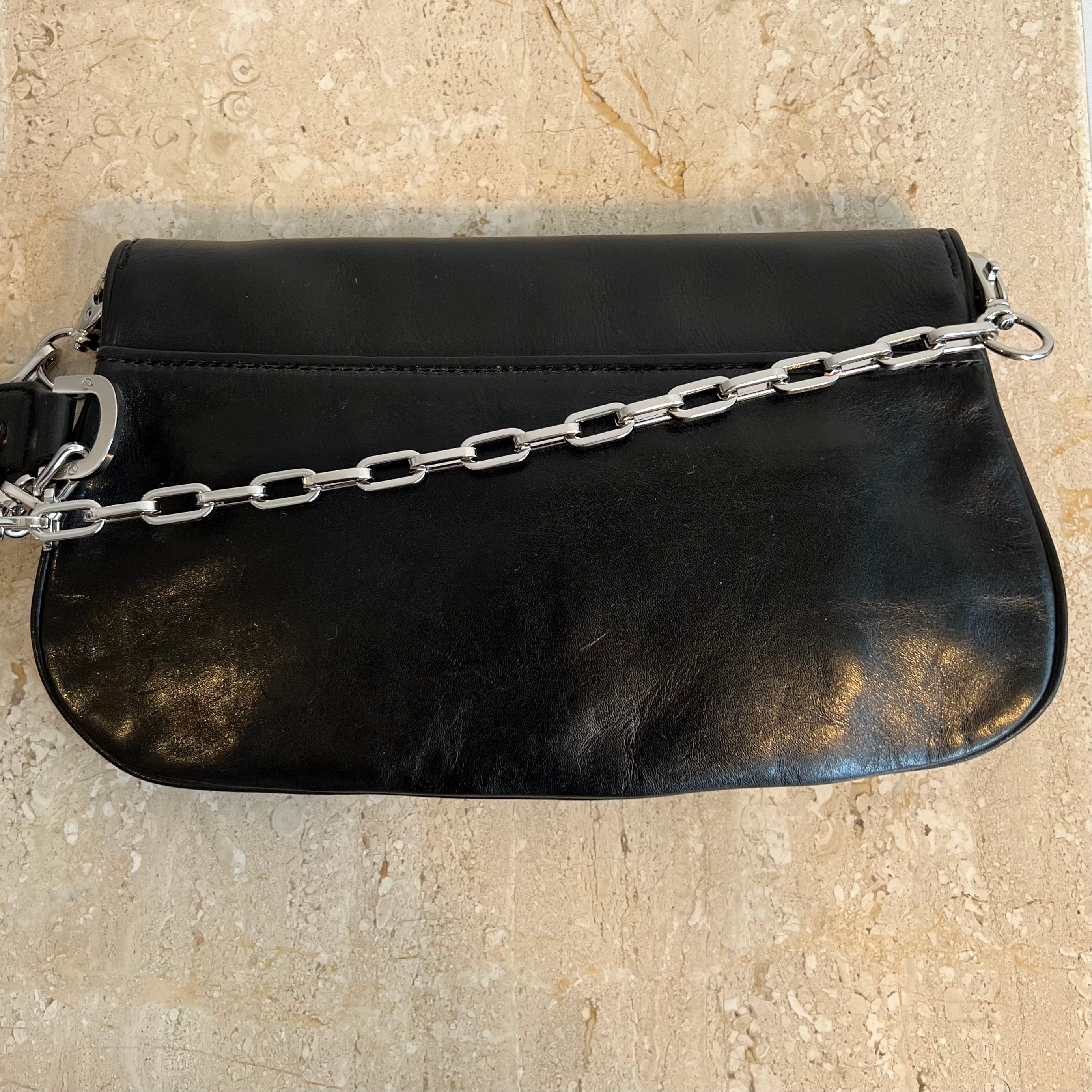 Authentic TORY BURCH Black Clutch on Chain – Valamode