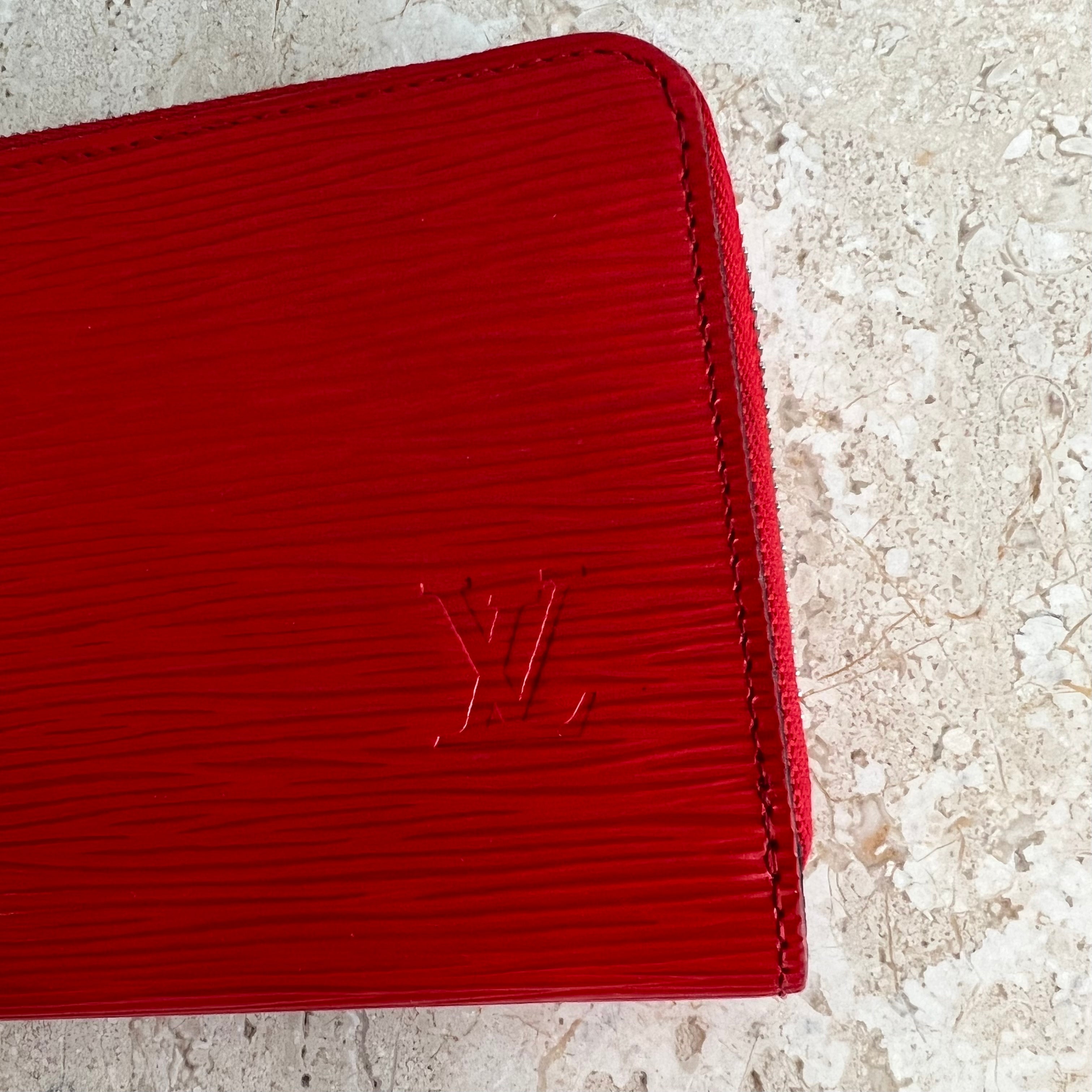 Authentic LOUIS VUITTON Epi Red Zippy Wallet – Valamode