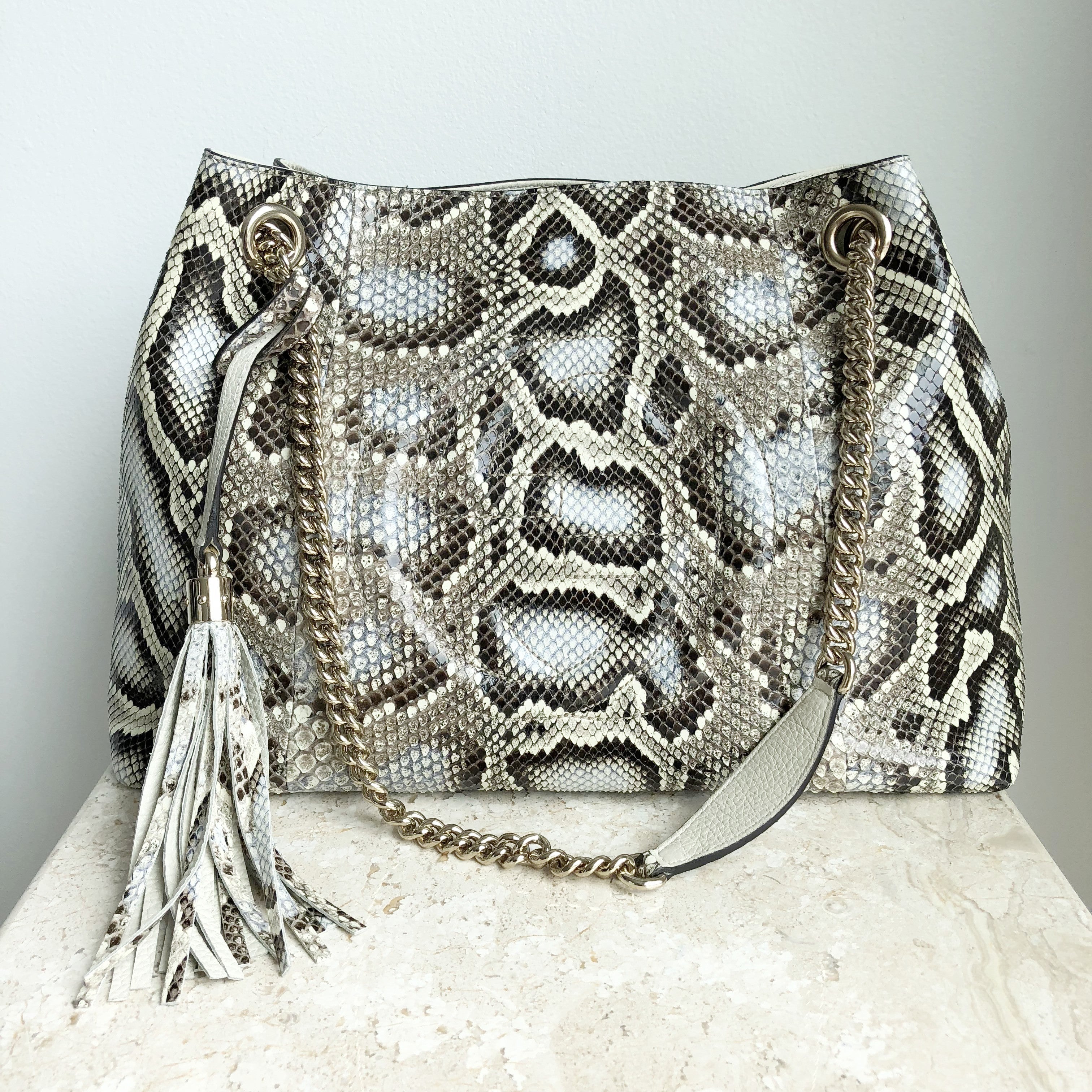 Authentic GUCCI Python Shoulder Bag – Valamode