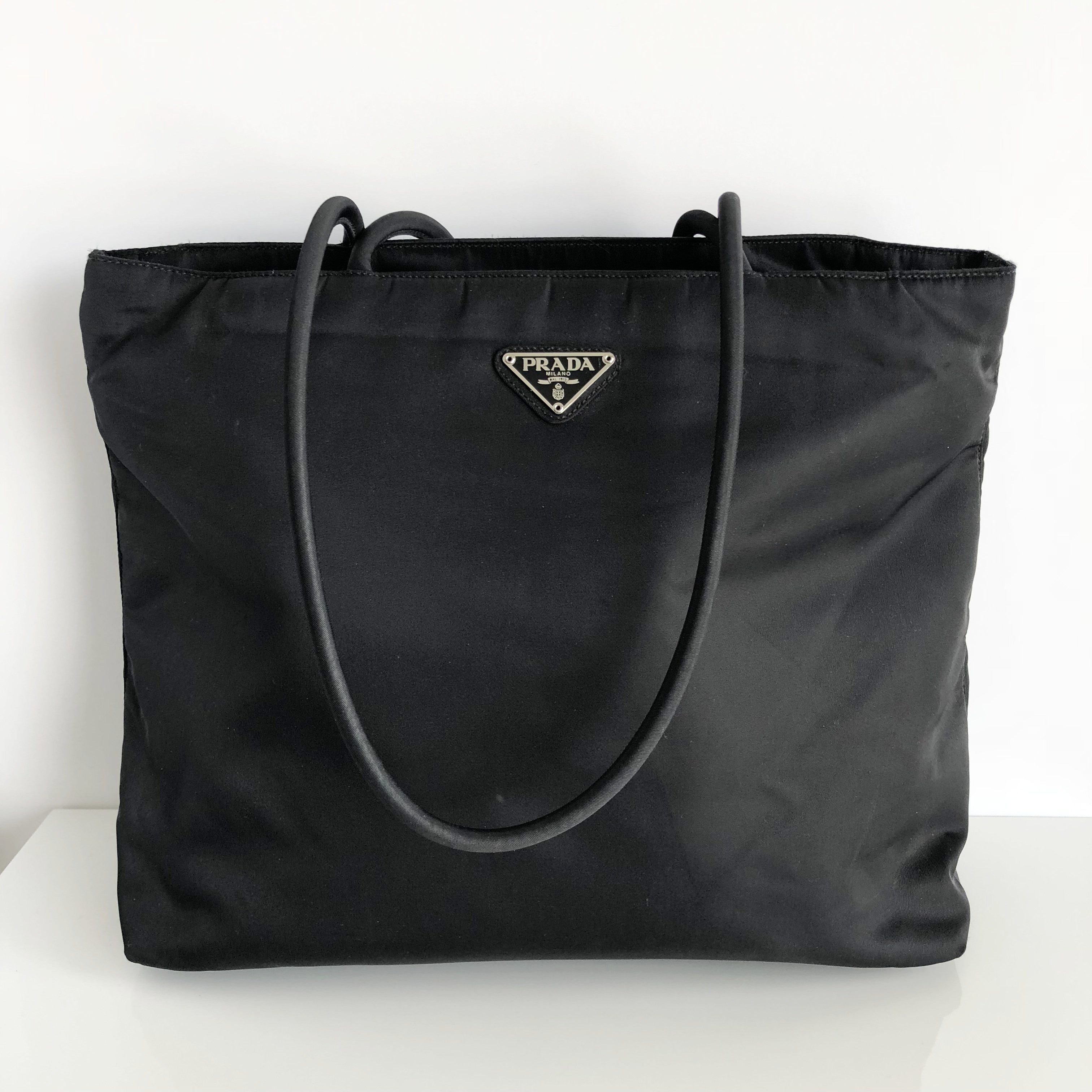 Authentic PRADA Nylon Shoulder Tote – Valamode