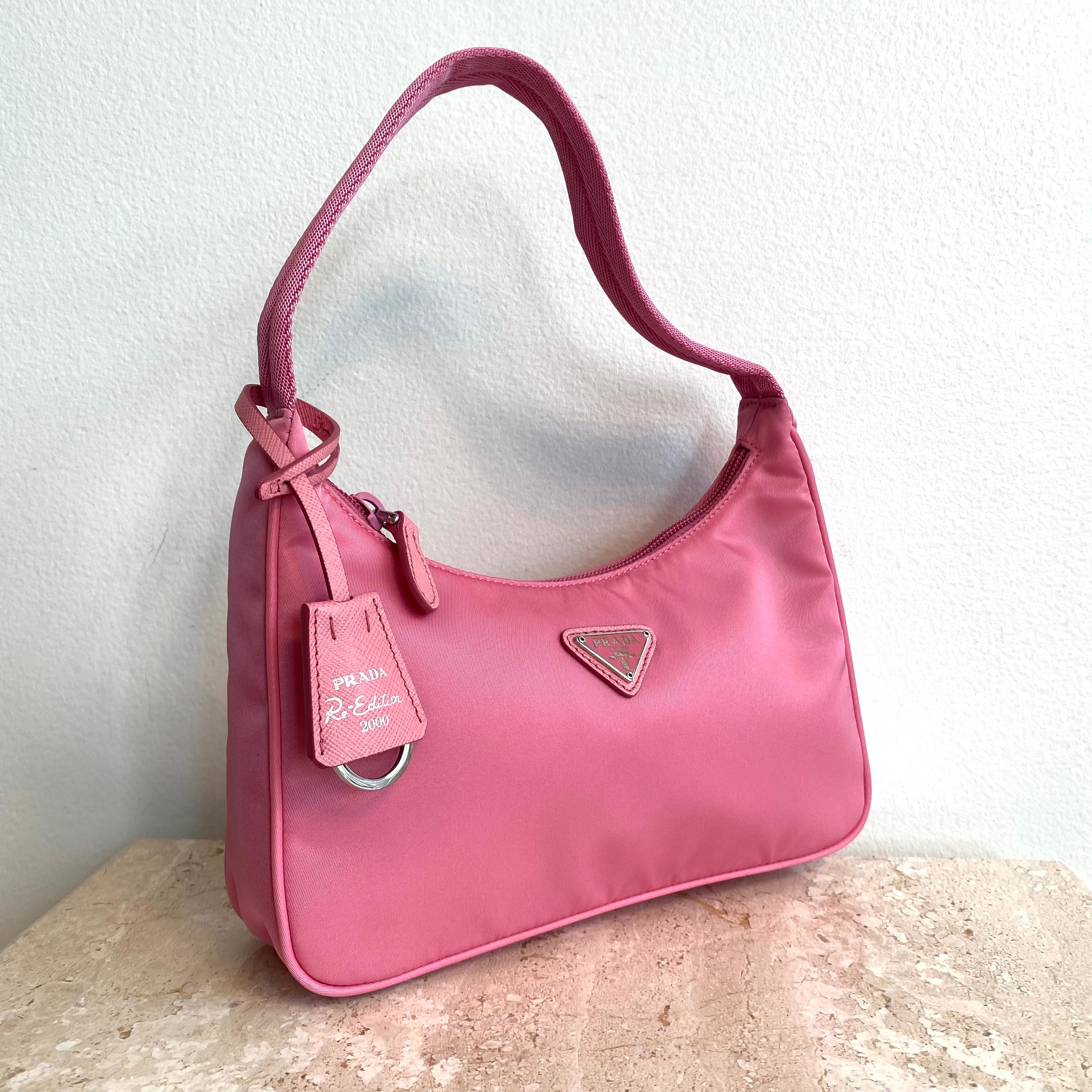 PRADA 00s pink knit hand bag 2kUsEclRug - campoverde.pl