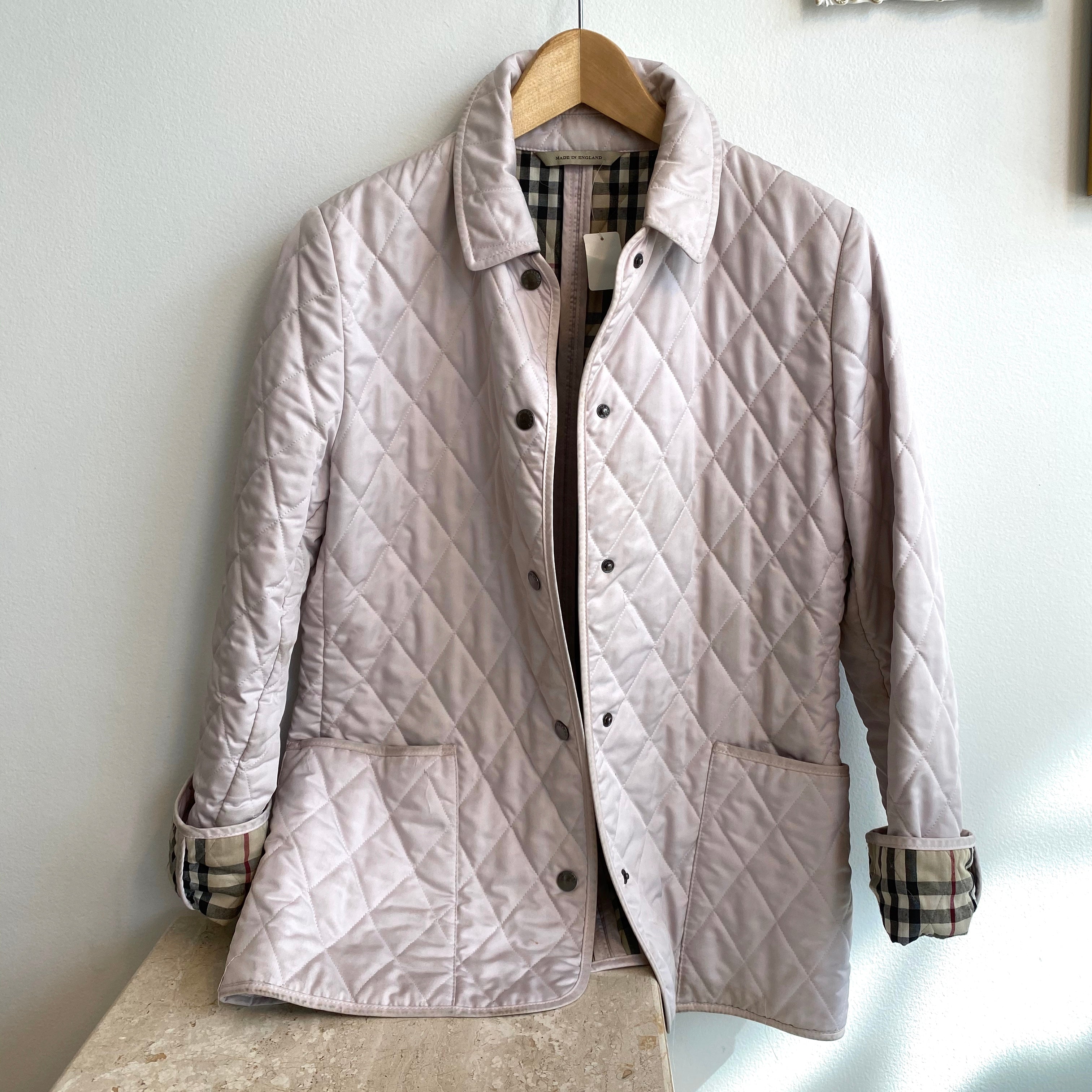 Authentic BURBERRy Quilted Jacket Size S – Valamode