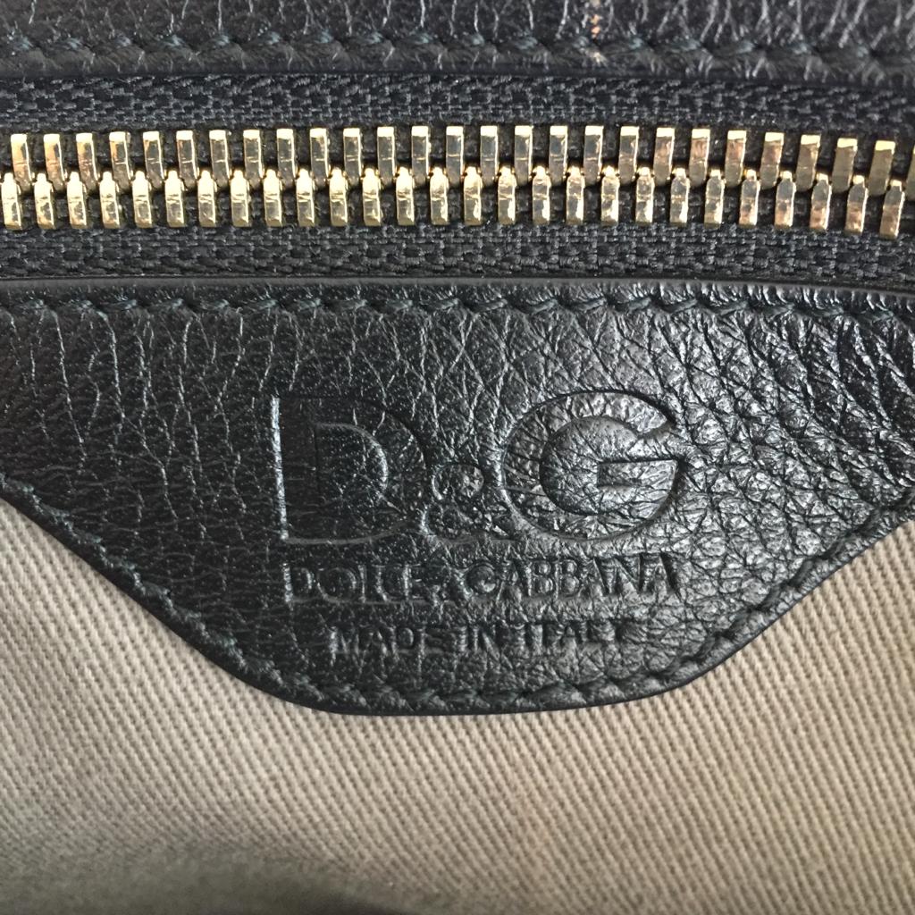 Authentic DOLCE & GABBANA Black Leather Crossbody – Valamode
