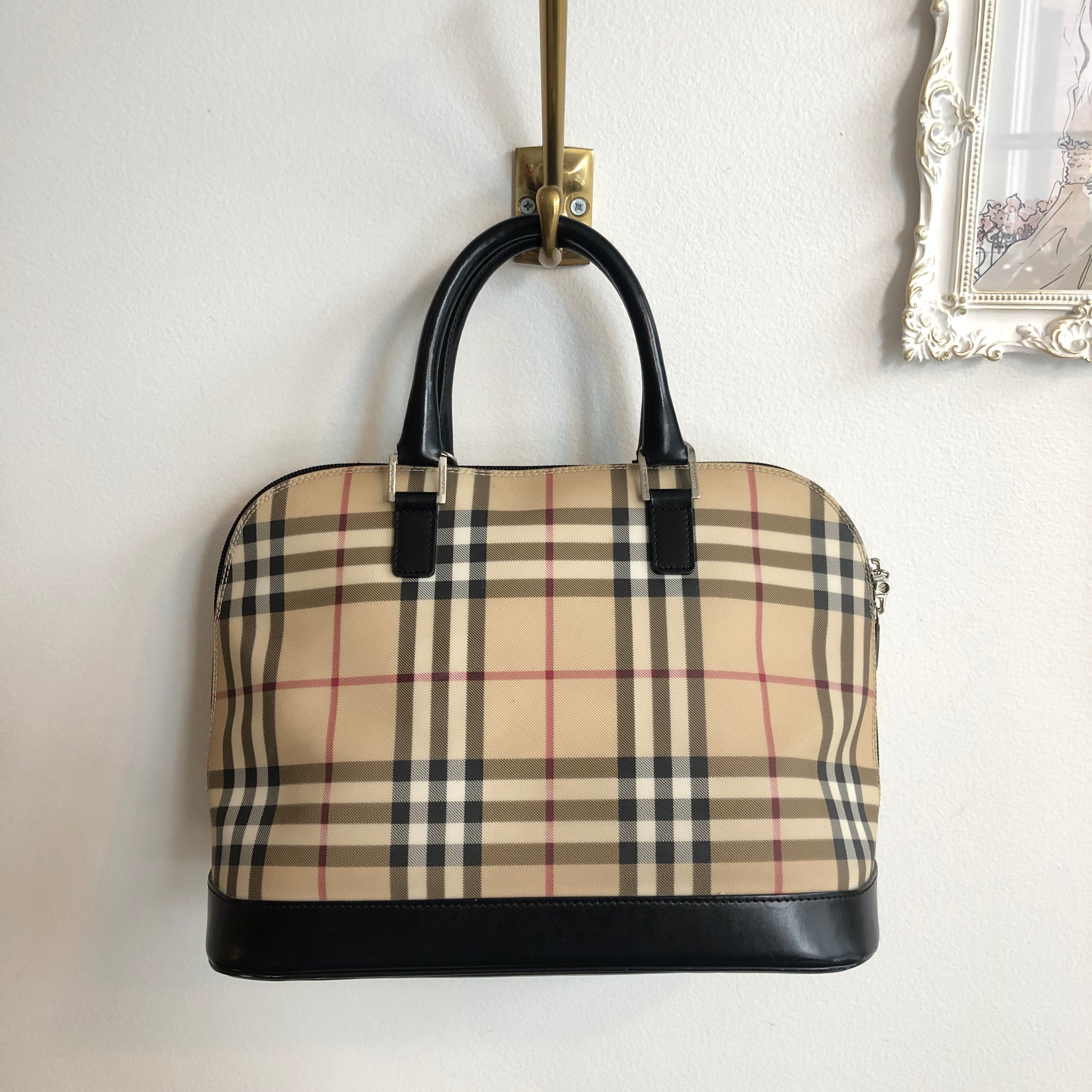 burberry classic check handbag