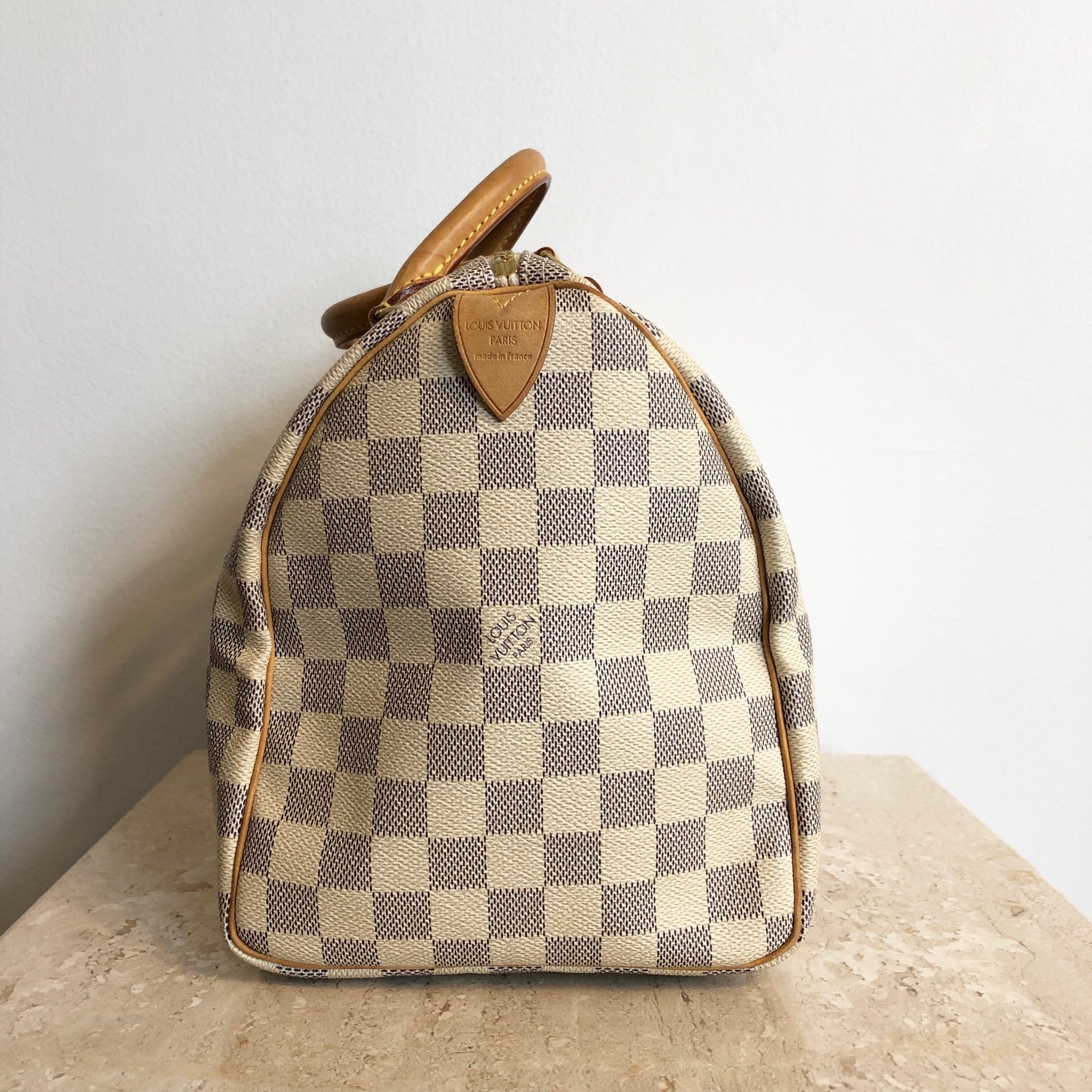 Authentic LOUIS VUITTON Azur Speedy 30 – Valamode