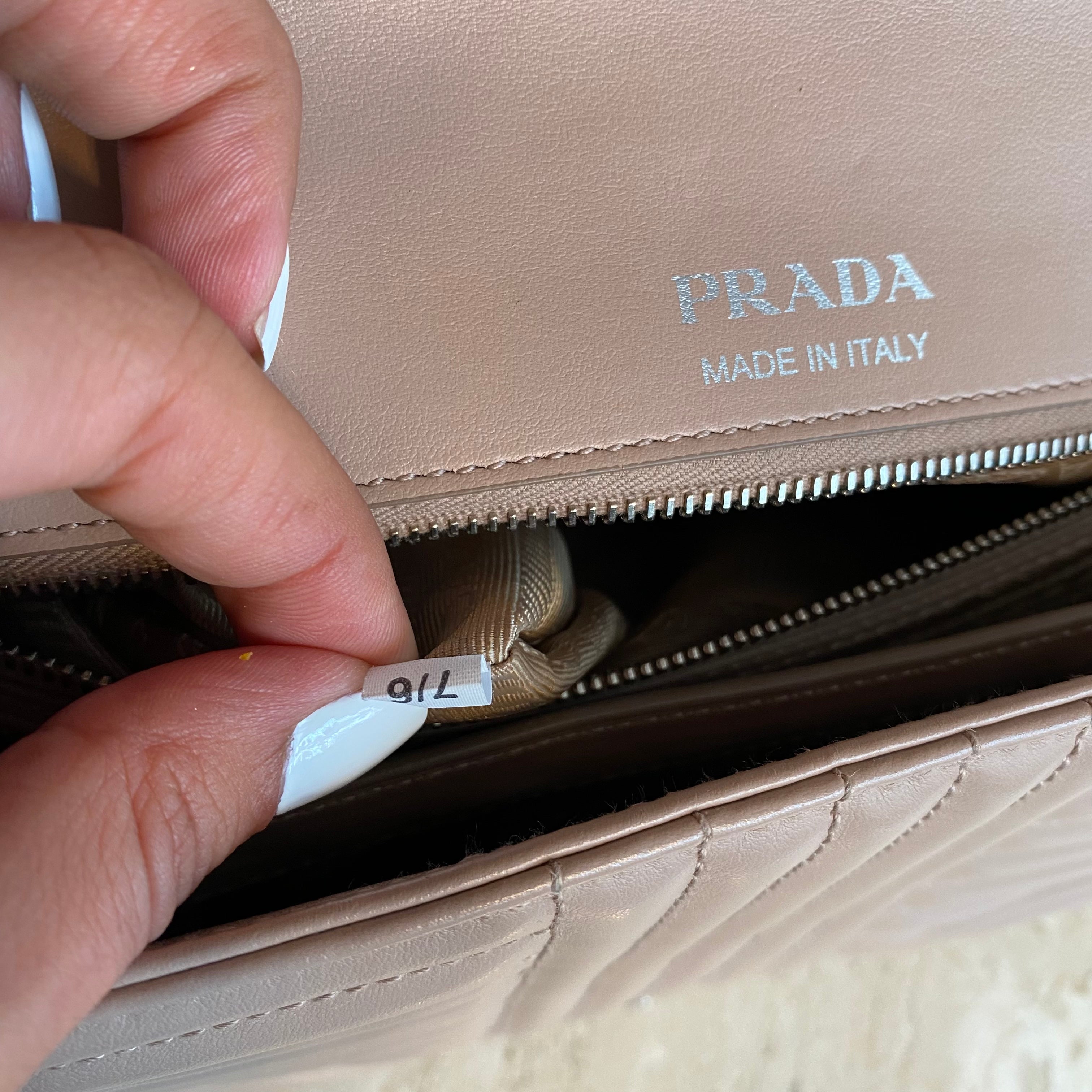 Authentic PRADA Powder Leather Medium Diagramme Bag – Valamode