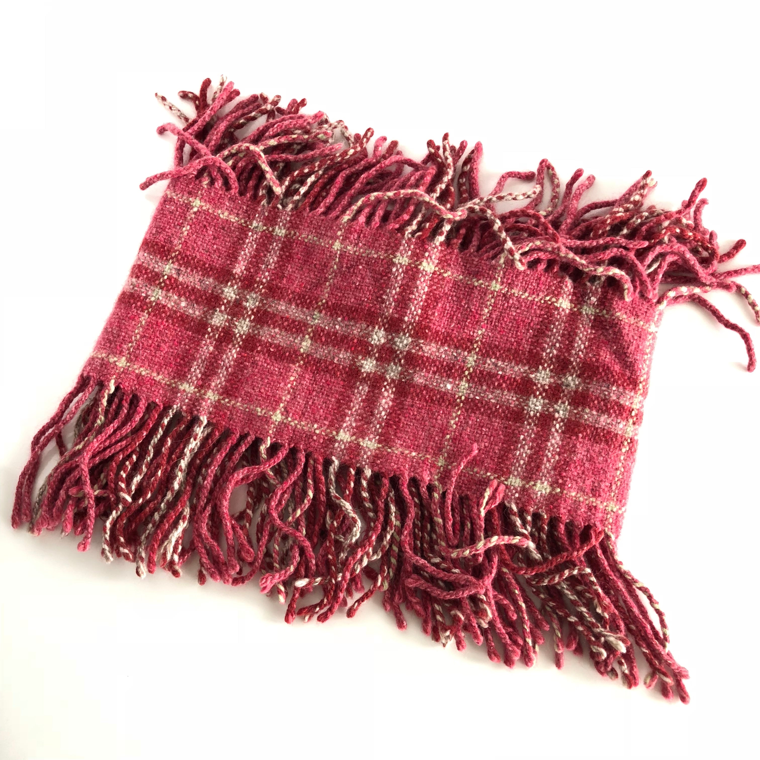 burberry double fringe scarf