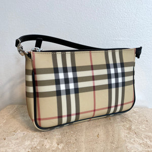 Authentic BURBERRY Nova Check Small Pouchette Bag – Valamode