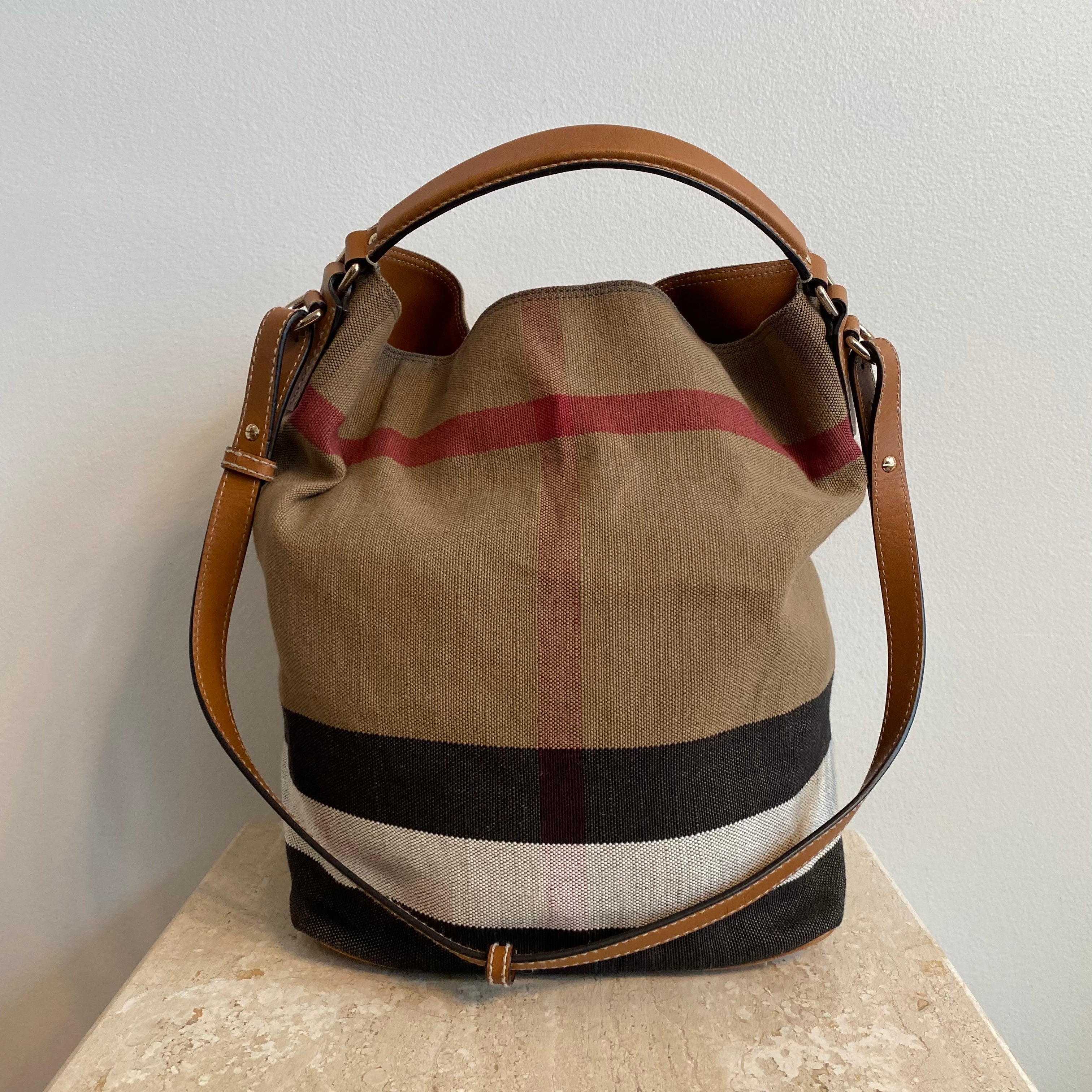 Authentic BURBERRY Ashby Medium Bucket Bag – Valamode